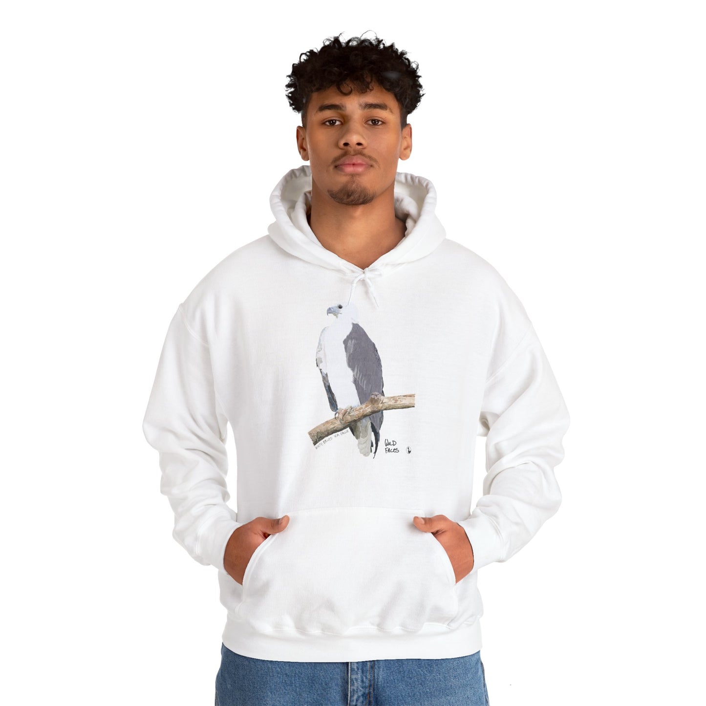 White-bellied Sea Eagle | Unisex Heavy Blend™ Hooded Sweatshirt