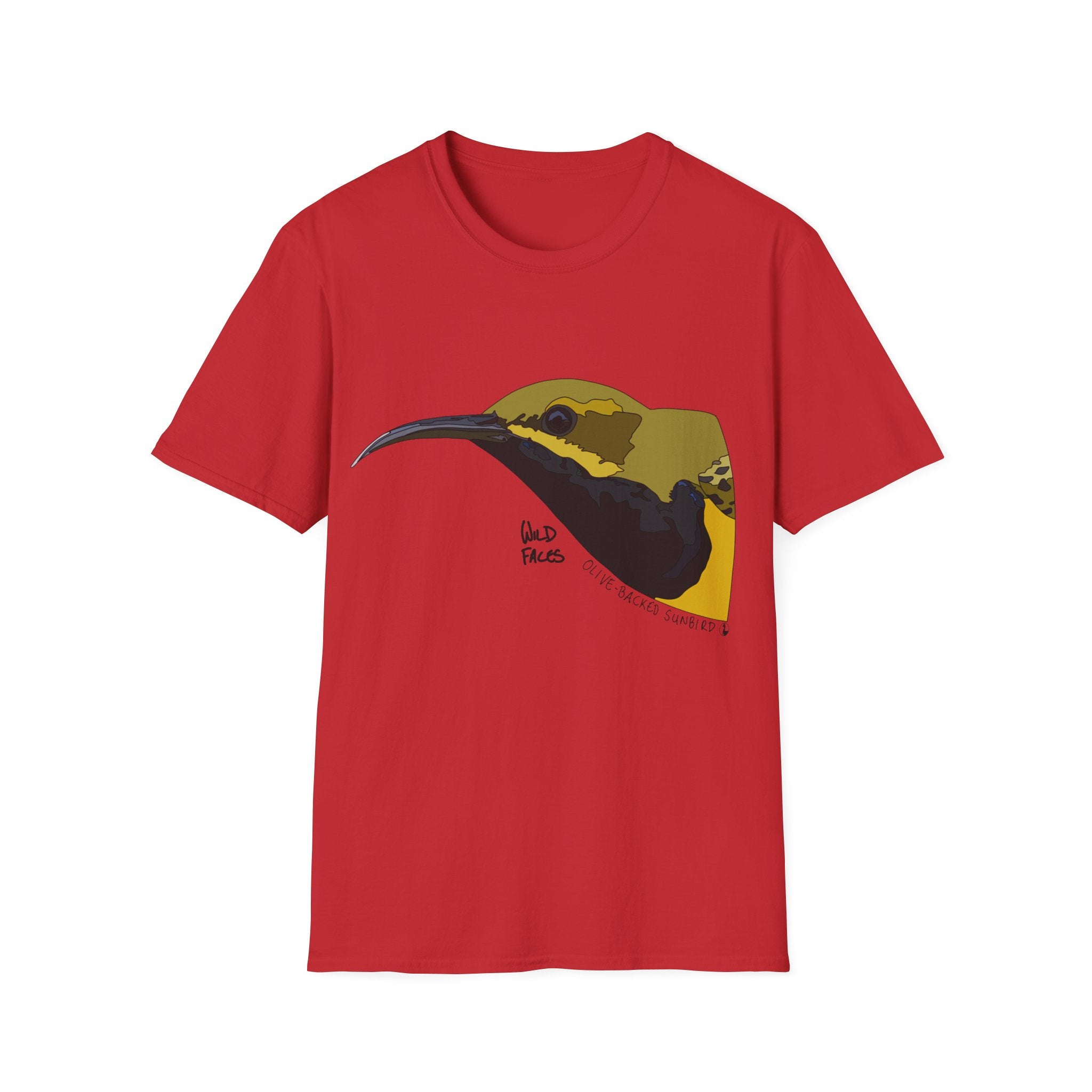 Olive-backed Sunbird - Unisex Softstyle T-Shirt Printify