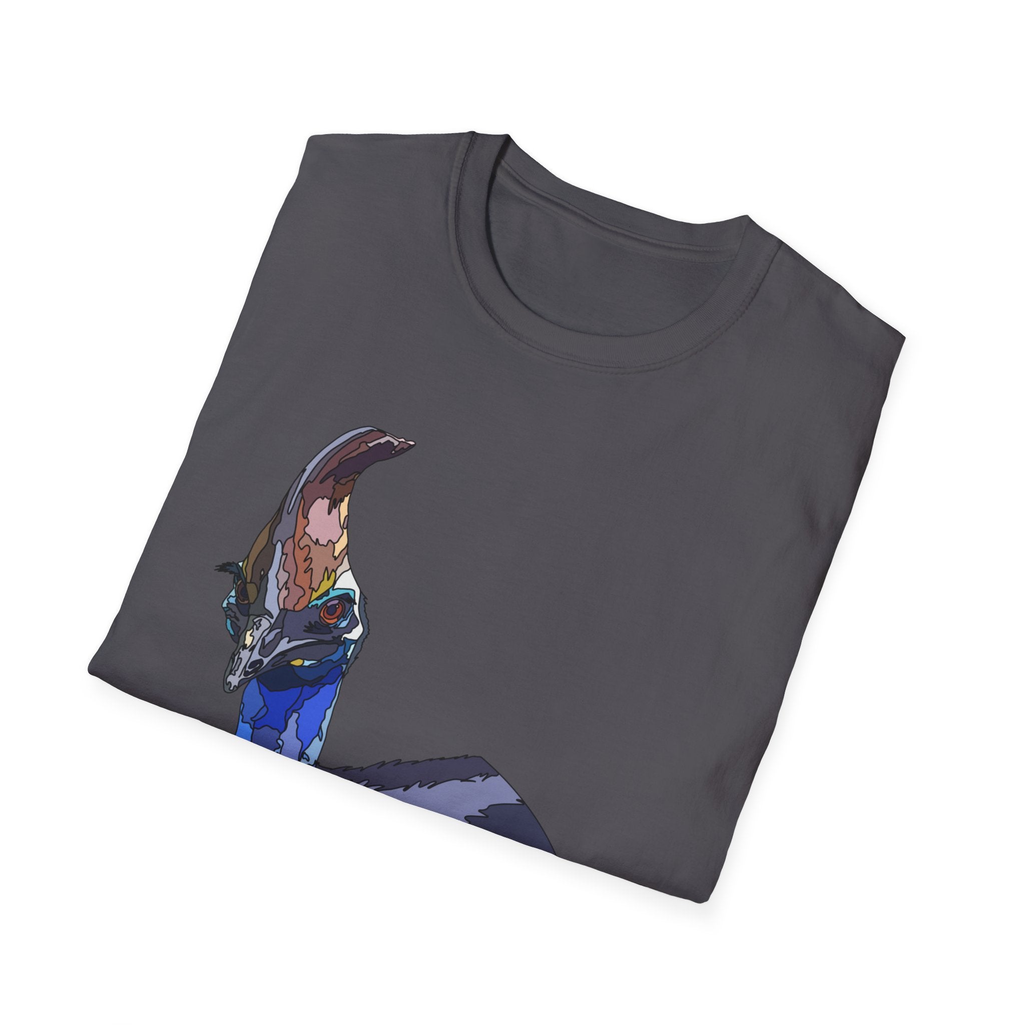 Southern Cassowary - Unisex Softstyle T-Shirt Printify