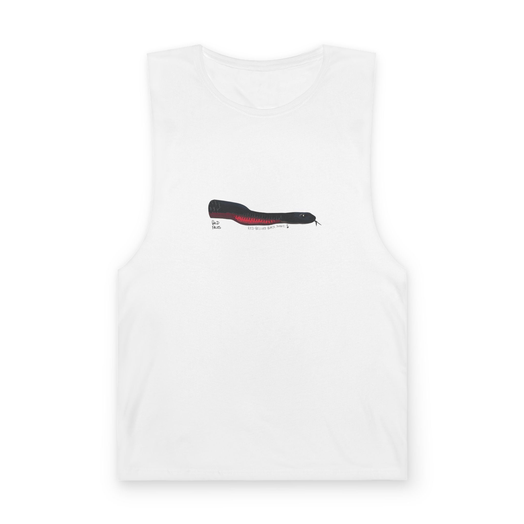 Red-bellied Black Snake - Unisex Barnard Tank