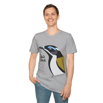 Blue-faced Honeyeater - Unisex Softstyle T-Shirt