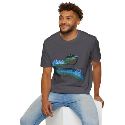 Blue Phase Common Tree-Snake - Unisex Softstyle T-Shirt