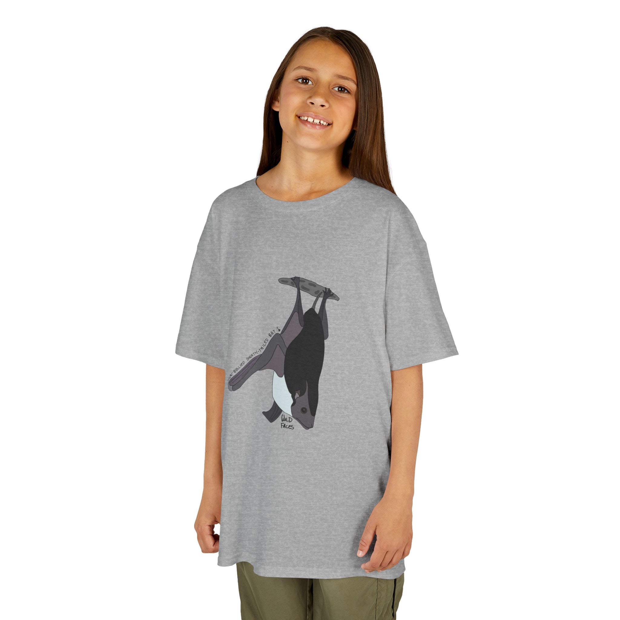 Yellow-bellied Sheath-tailed | Kids Heavy Cotton™ Tee Printify