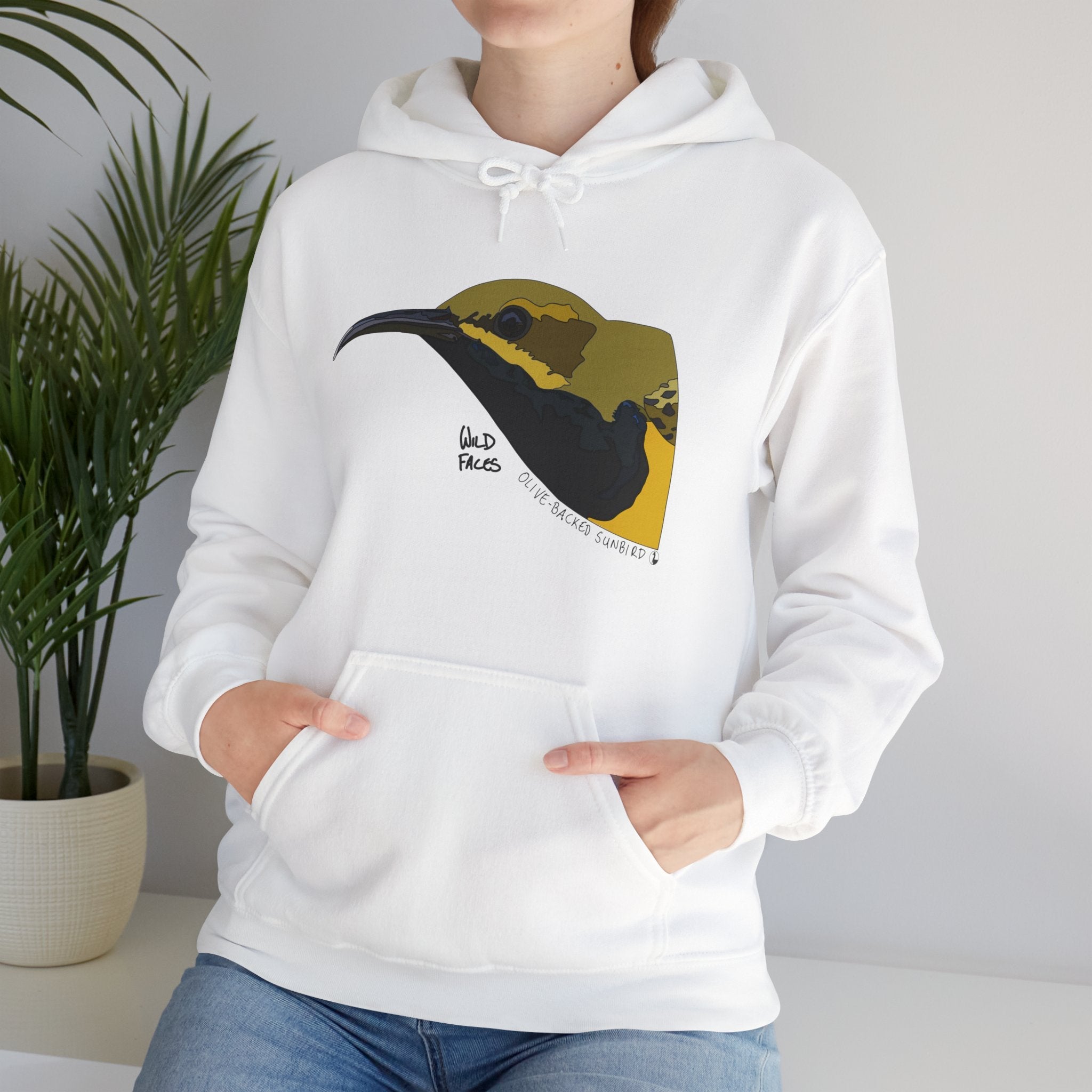 Olive-backed Sunbird | Unisex Heavy Blend™ Hooded Sweatshirt Printify