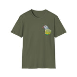 Wompoo Fruit Dove - Small design - Unisex Softstyle T-Shirt