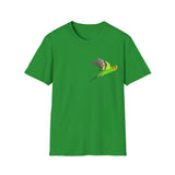 Budegerigar - Small design - Unisex Softstyle T-Shirt