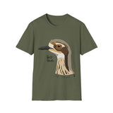 Bush Stone-curlew Head - Unisex Softstyle T-Shirt Printify