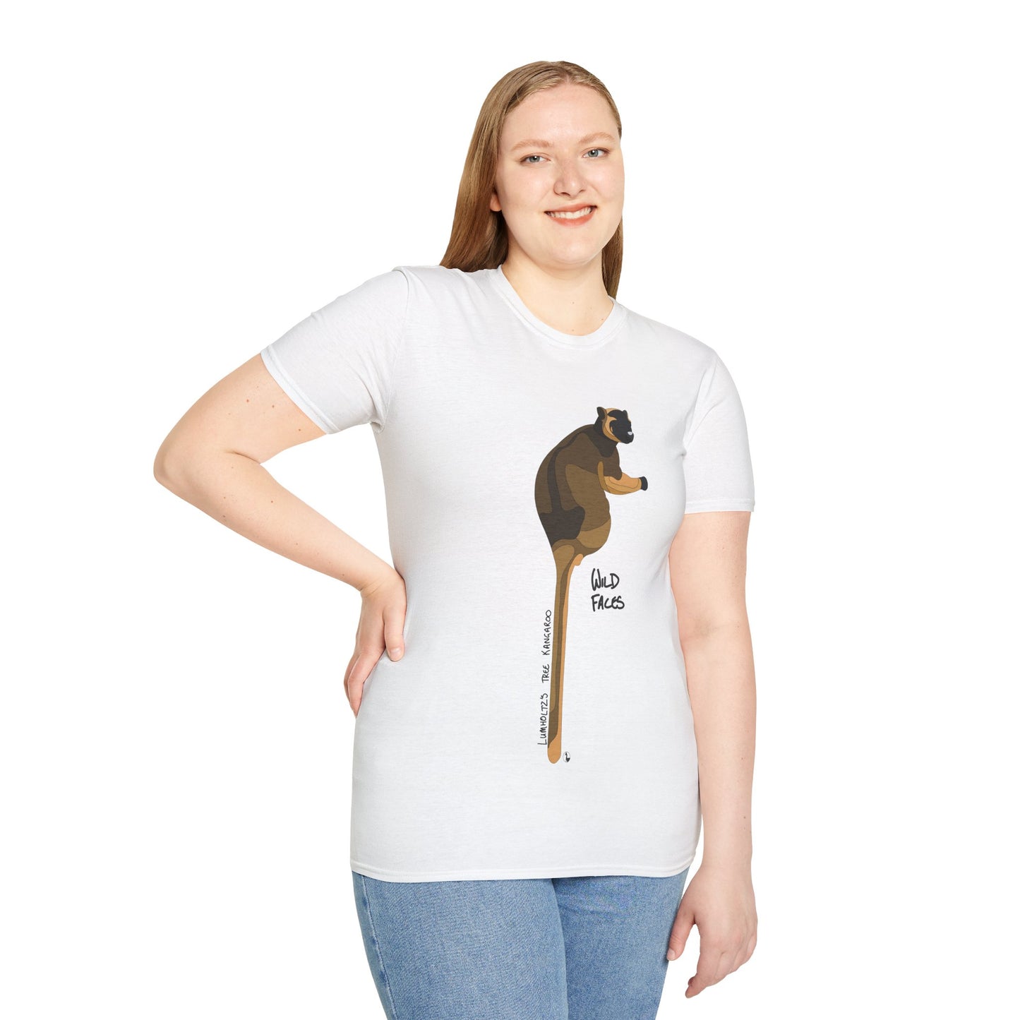 Lumholtz's Tree Kangaroo - Unisex Softstyle T-Shirt Printify