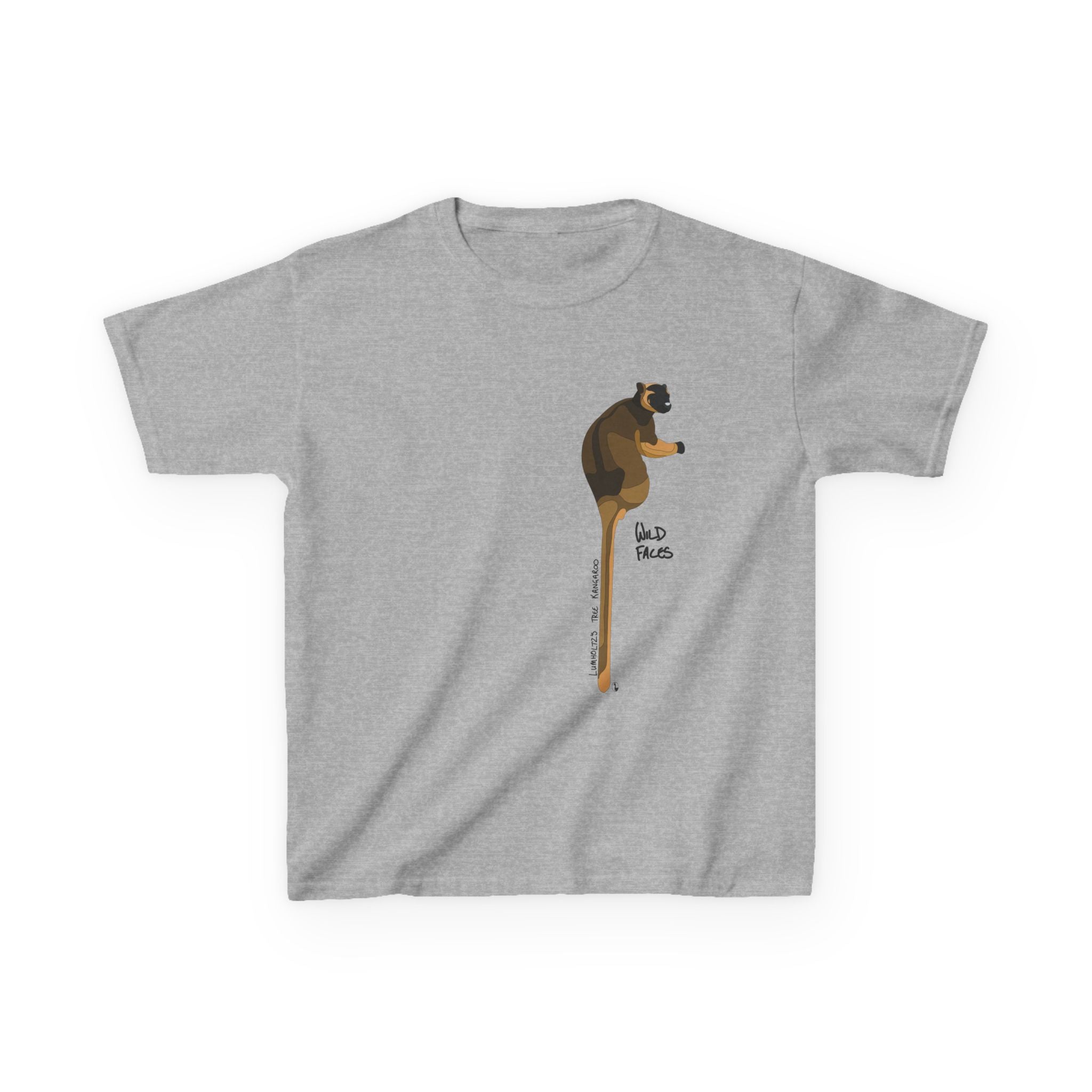 Lumholtz's Tree Kangaroo | Kids Heavy Cotton™ Tee Printify