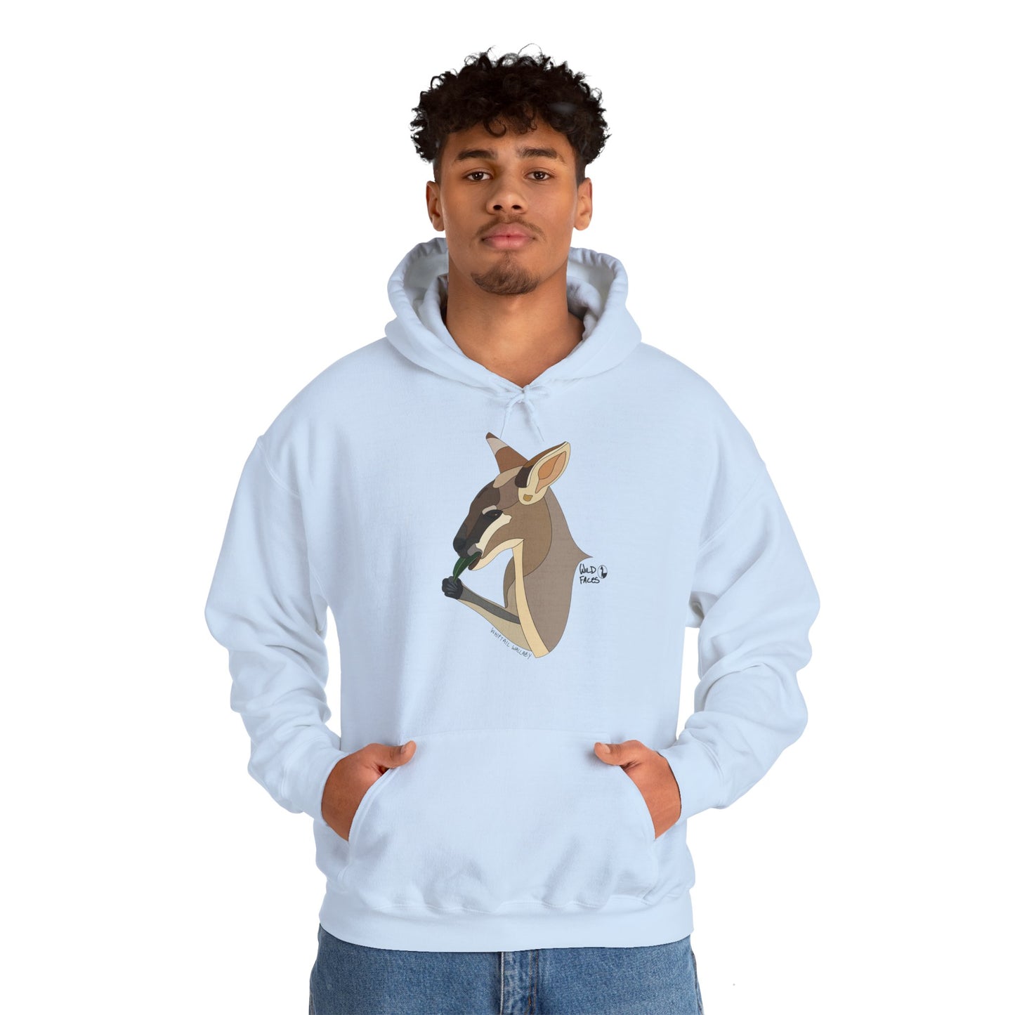 Whiptail Wallaby | Unisex Heavy Blend™ Hooded Sweatshirt