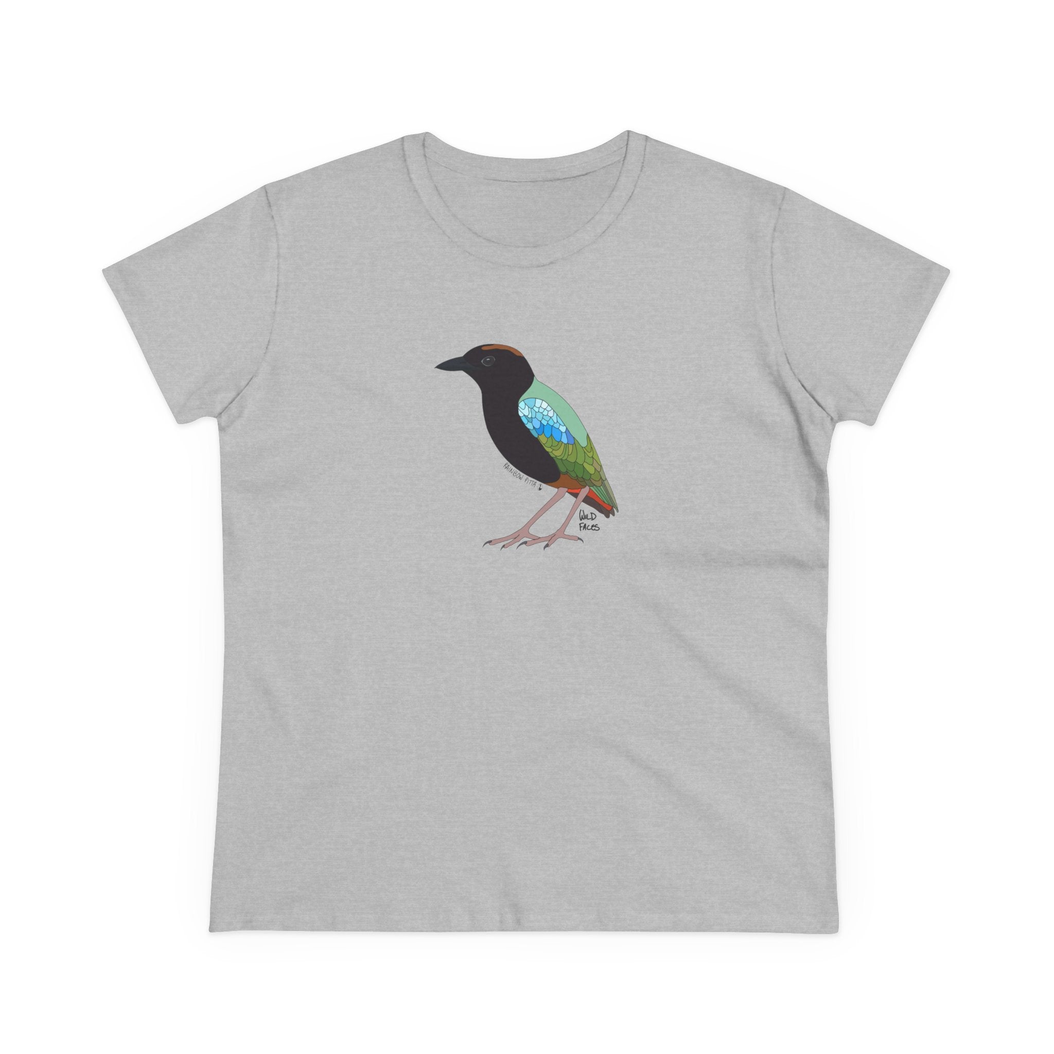 Rainbow Pitta - Women's Midweight Cotton Tee