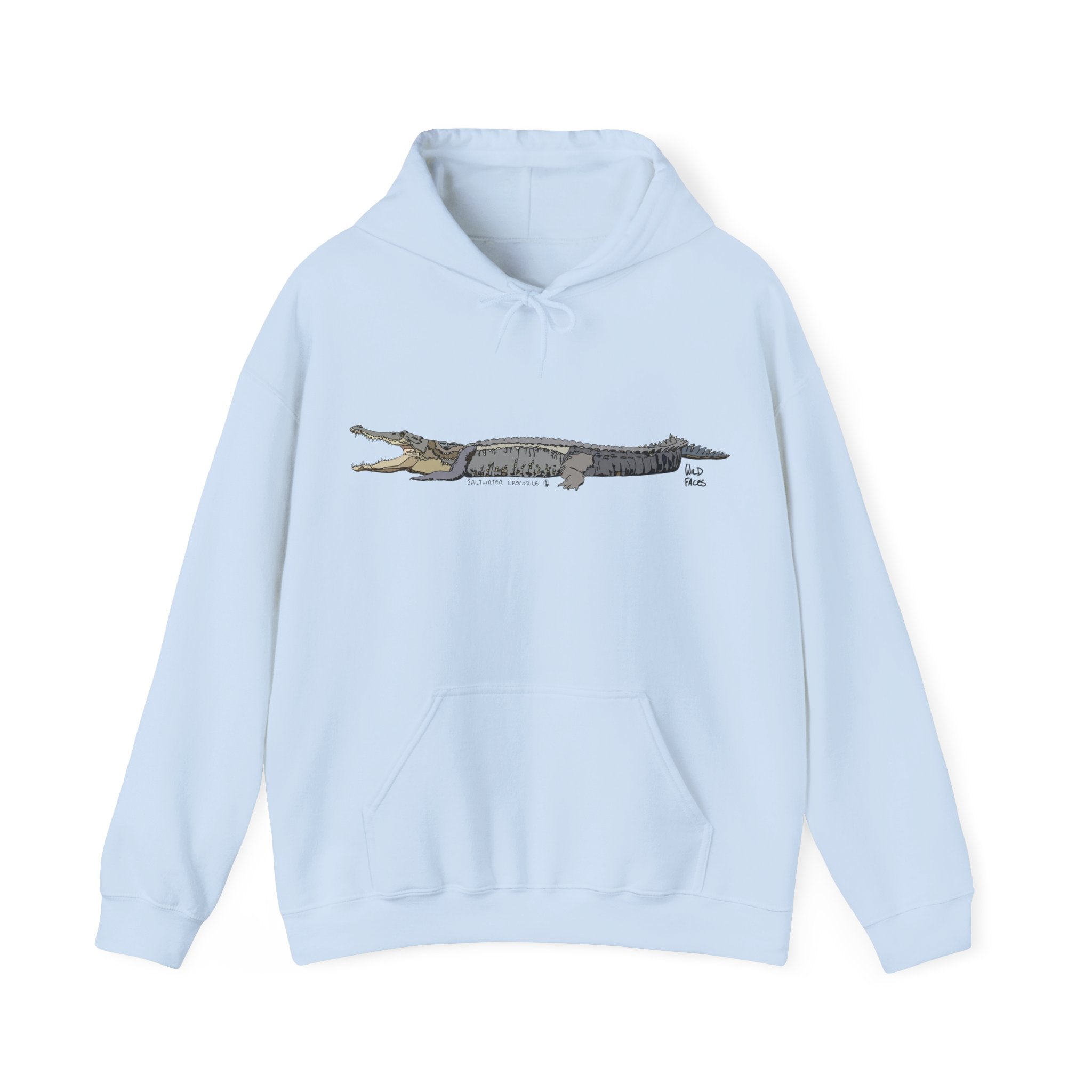 Saltwater Crocodile | Unisex Heavy Blend™ Hooded Sweatshirt Printify