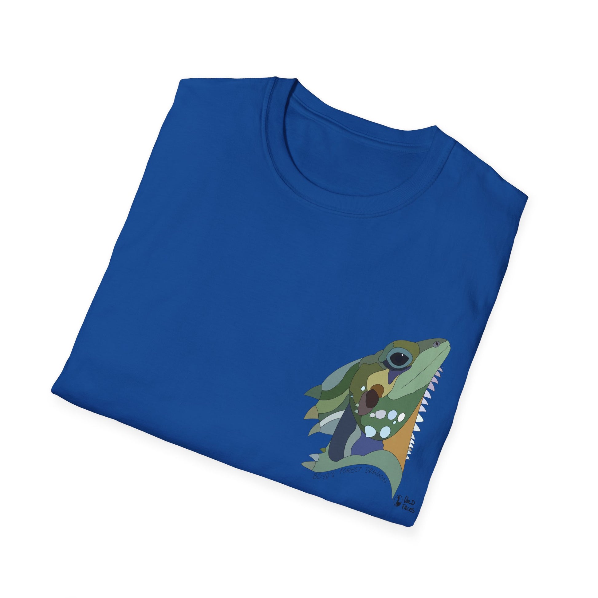 Boyd's Forest Dragon - Small design - Unisex Softstyle T-Shirt Printify