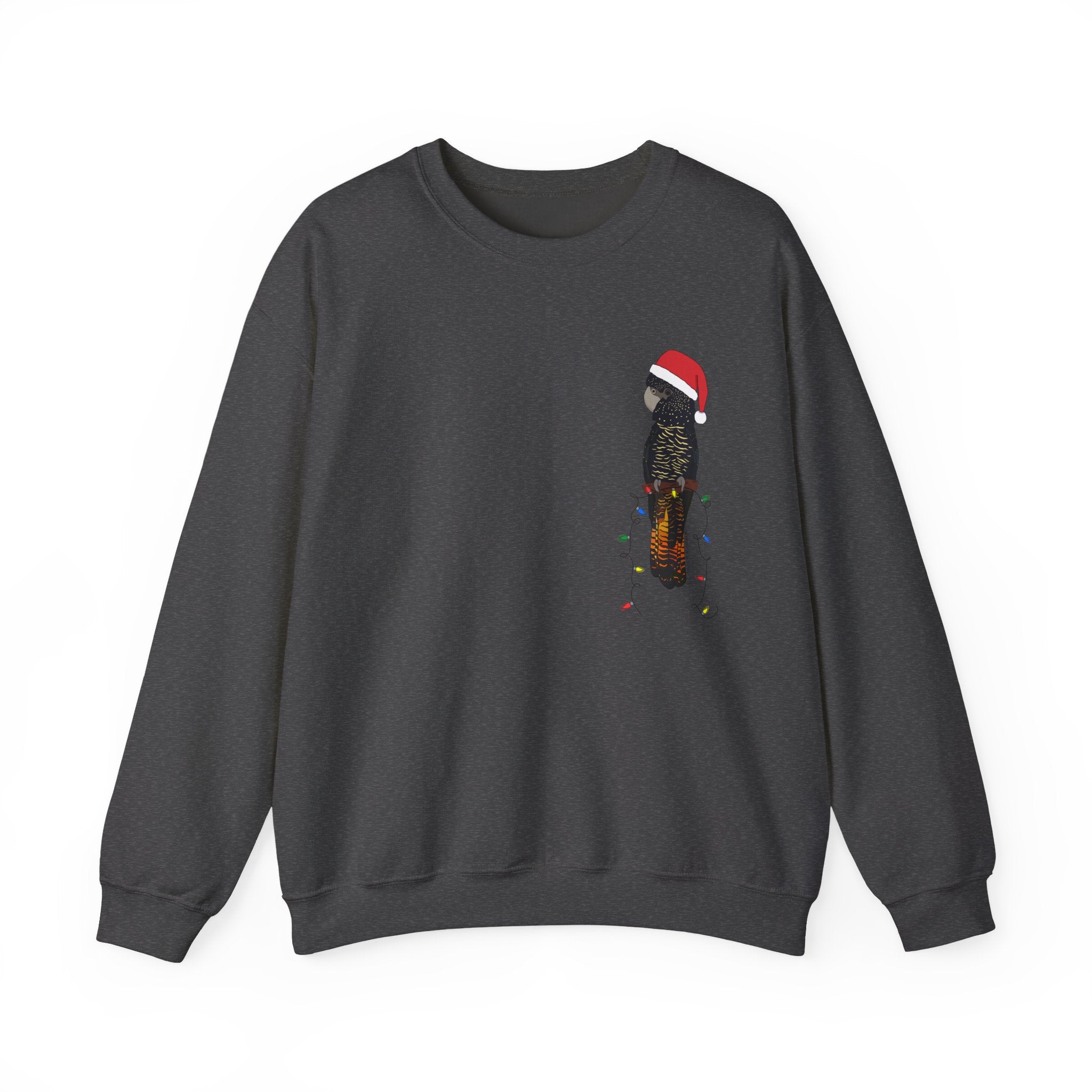Christmas Red-tailed Black Cockatoo | Unisex Heavy Blend™ Crewneck