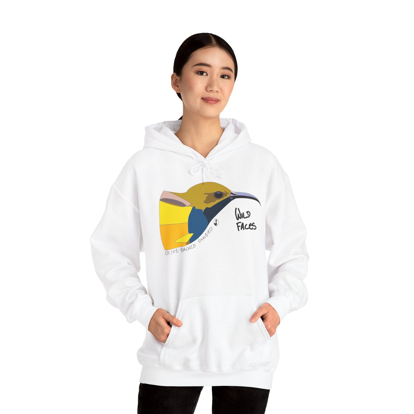 Olive-backed Sunbird | Unisex Heavy Blend™ Hooded Sweatshirt