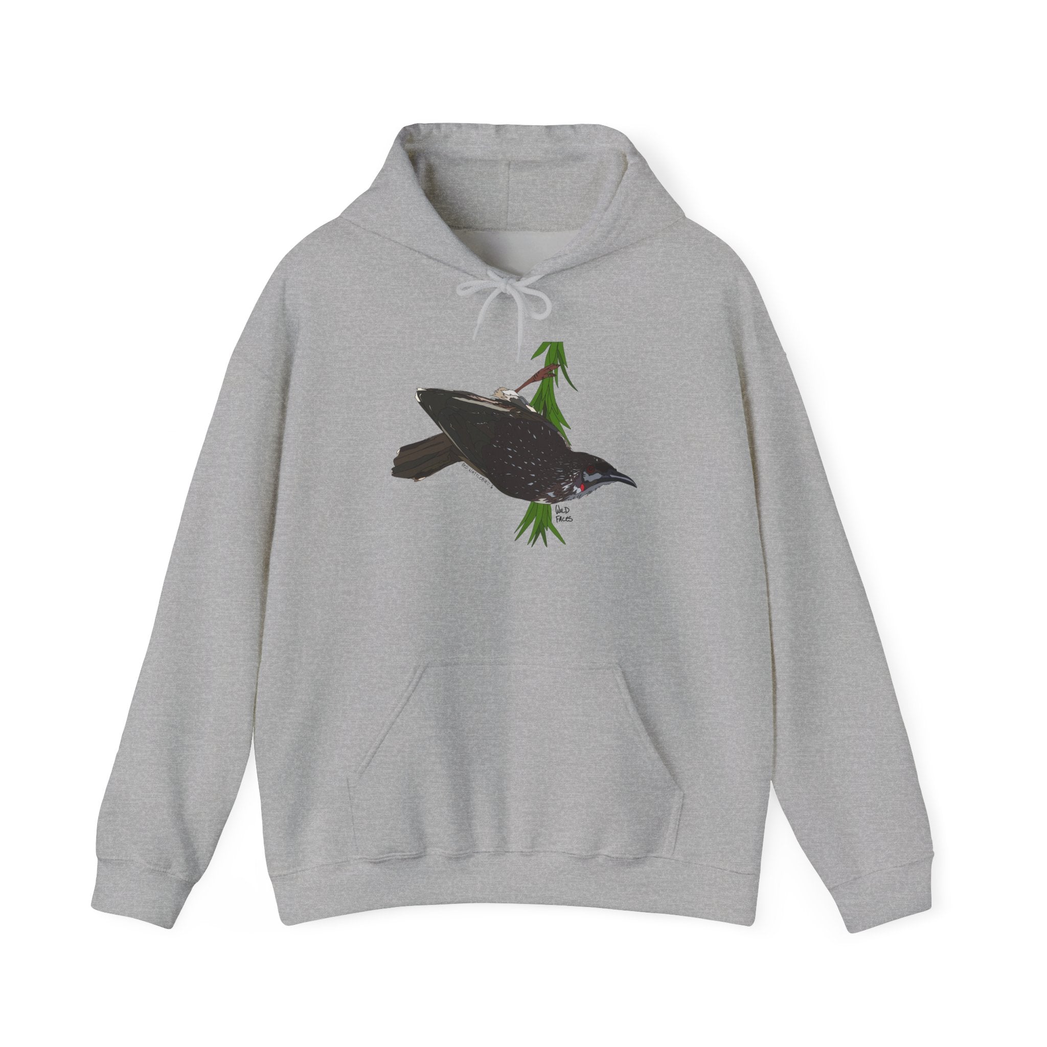 Red Wattlebird | Unisex Heavy Blend™ Hooded Sweatshirt