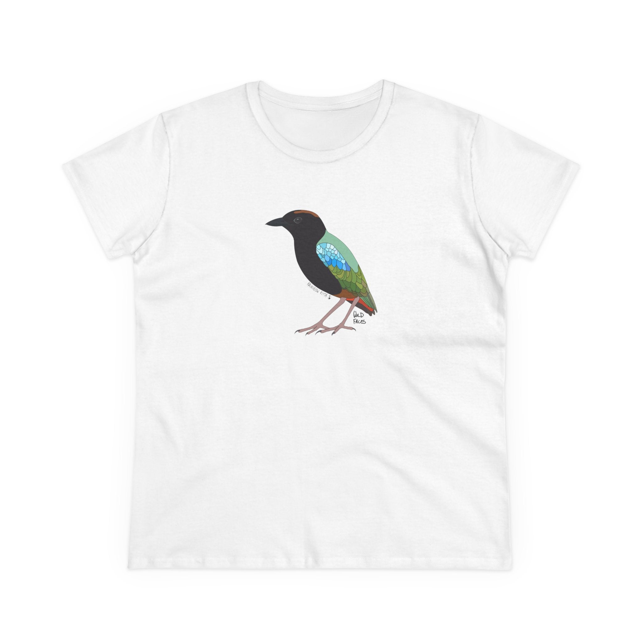 Rainbow Pitta - Women's Midweight Cotton Tee