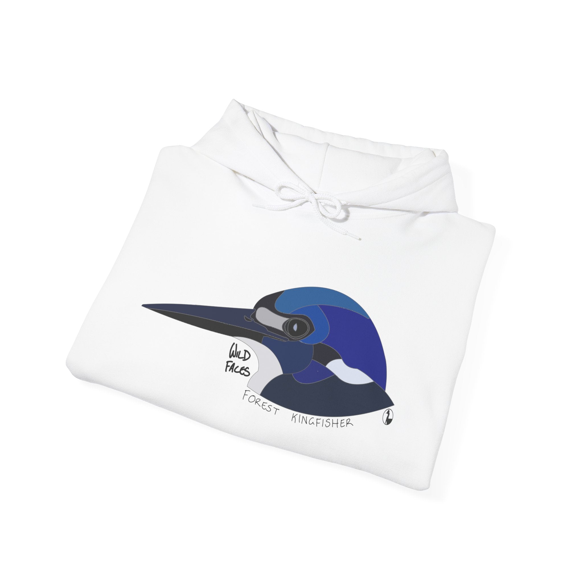 Forest Kingfisher Head | Unisex Heavy Blend™ Hooded Sweatshirt Printify