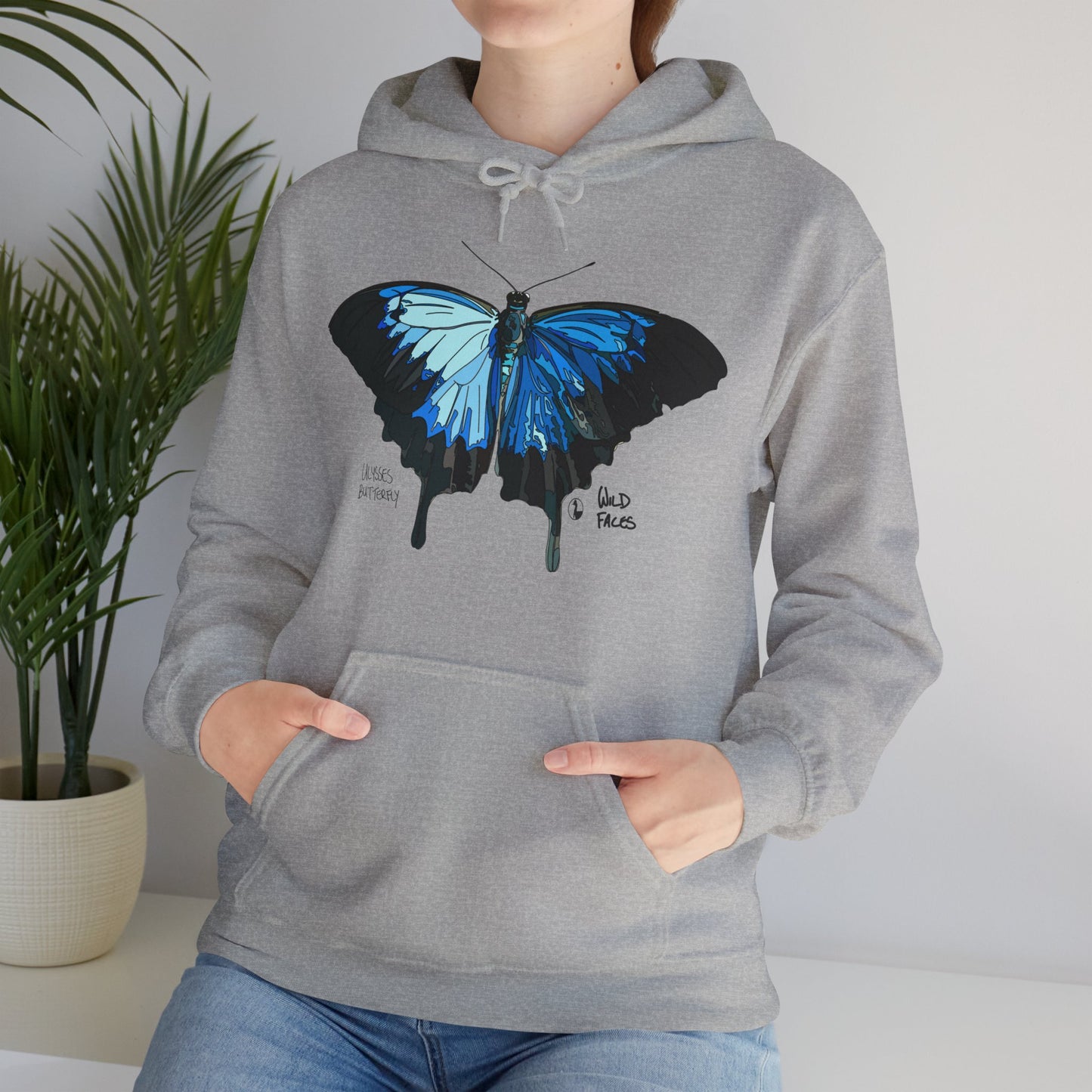 Ulysses Butterfly | Unisex Heavy Blend™ Hooded Sweatshirt