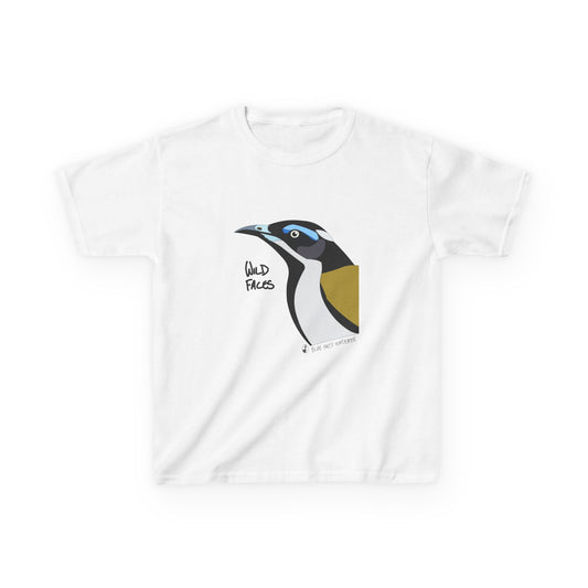 Blue-faced Honeyeater | Kids Heavy Cotton™ Tee