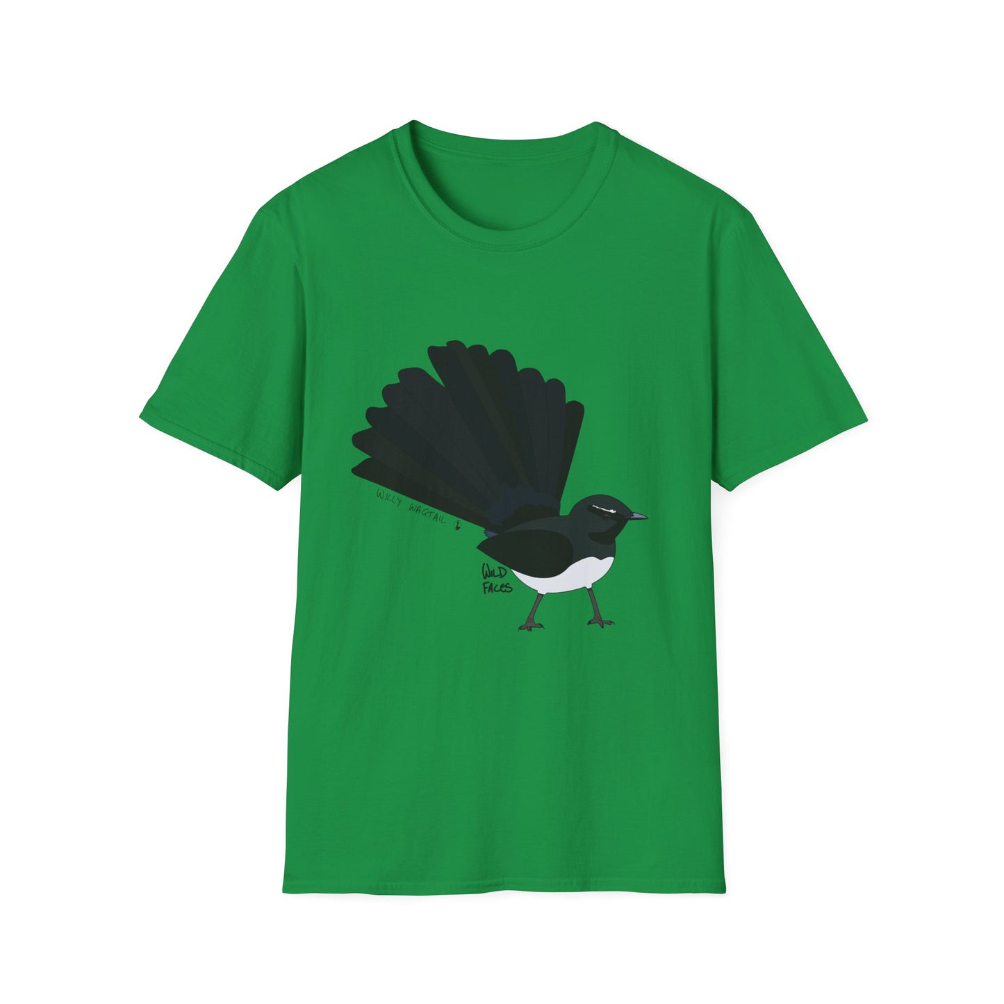 Willy Wagtail - Unisex Softstyle T-Shirt