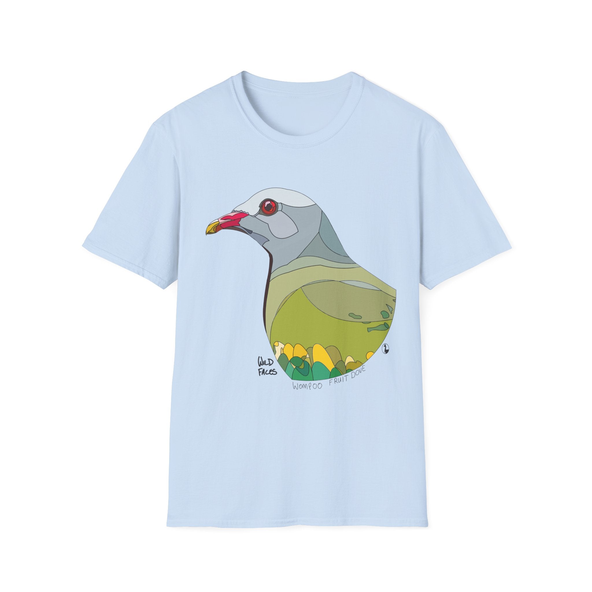 Wompoo Fruit Dove - Unisex Softstyle T-Shirt