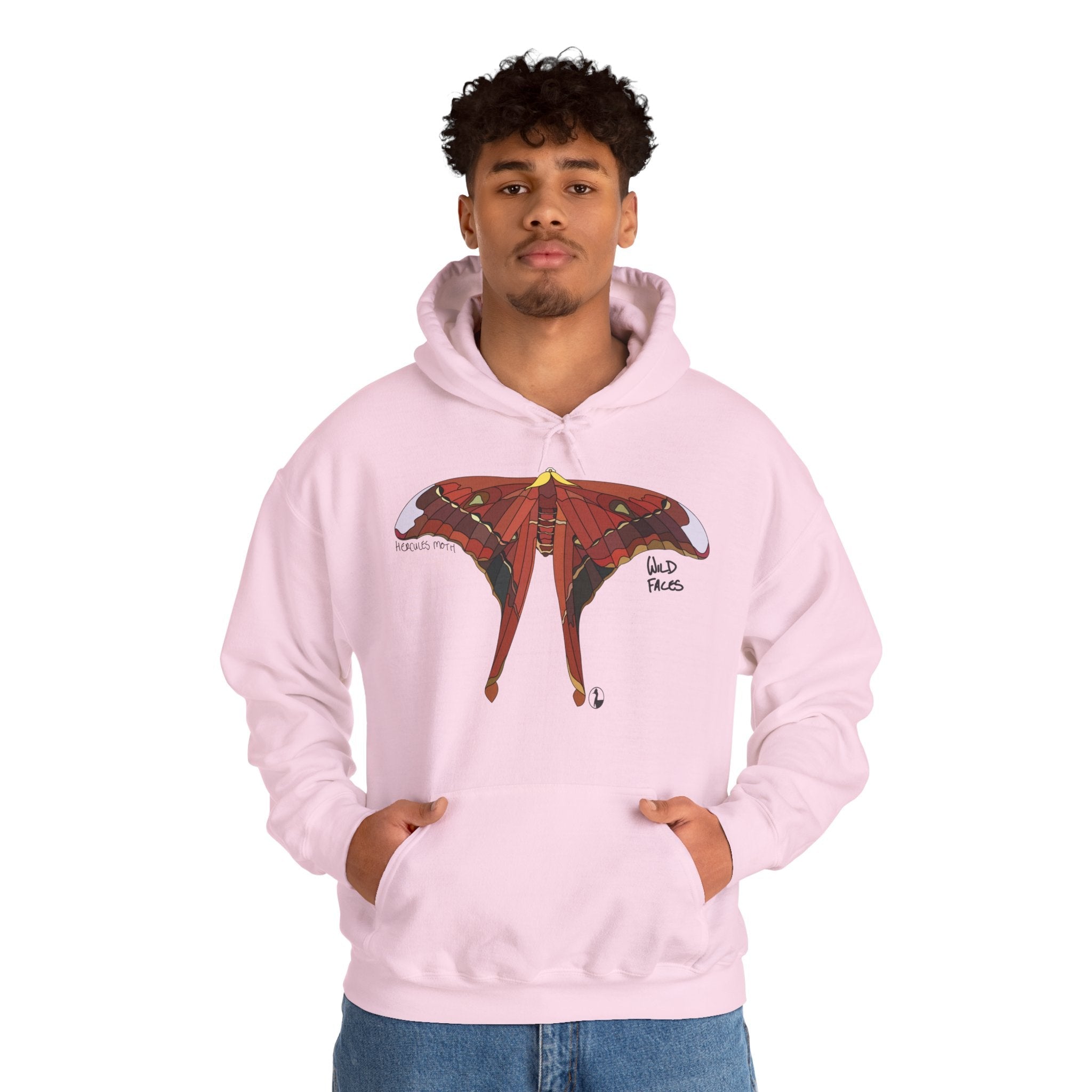 Hercules Moth | Unisex Heavy Blend™ Hooded Sweatshirt Printify