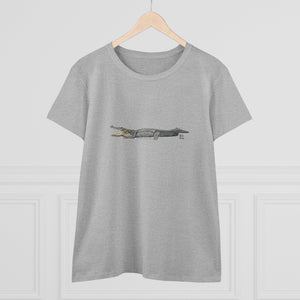Saltwater Crocodile - Women's Midweight Cotton Tee Printify