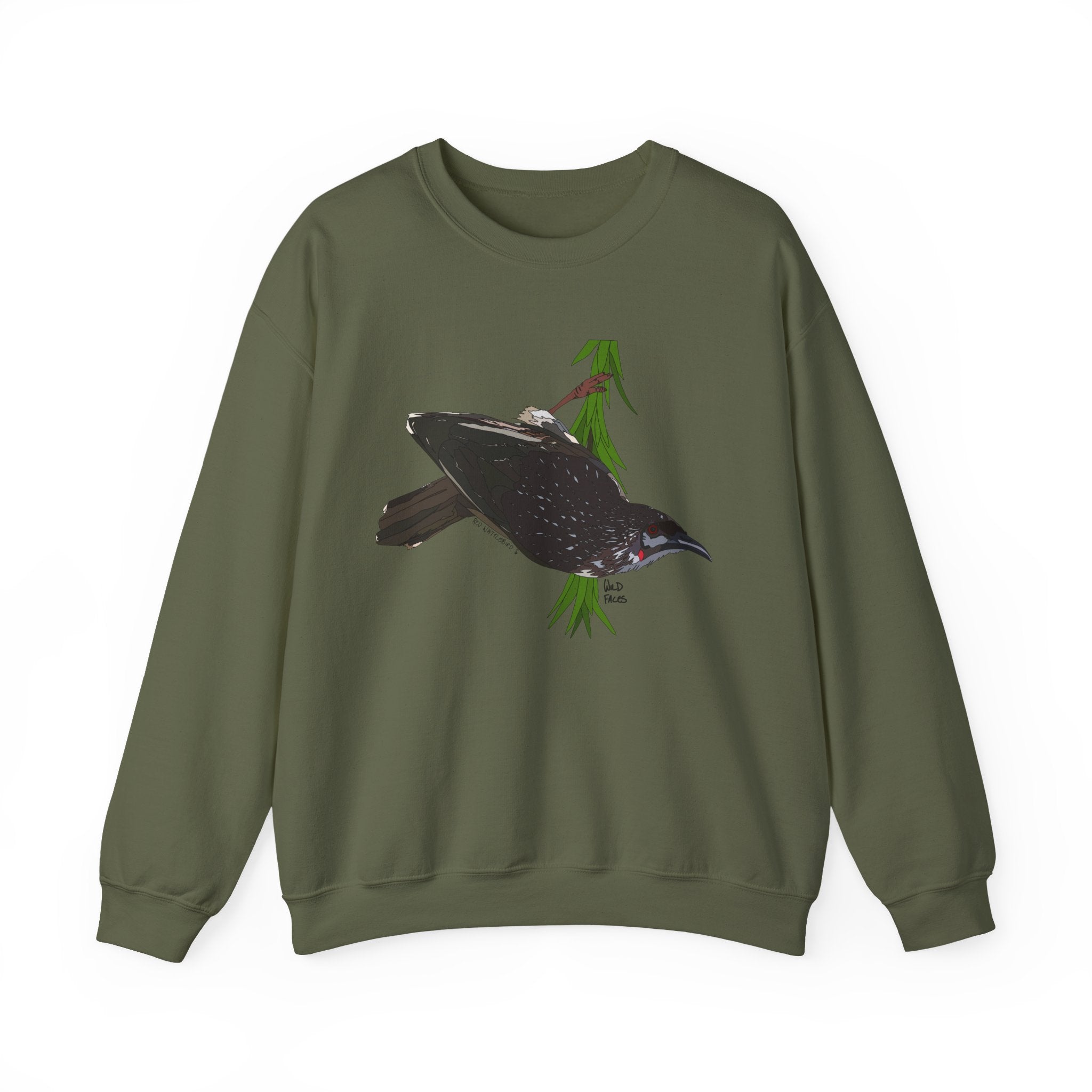 Red Wattlebird | Unisex Heavy Blend™ Crewneck