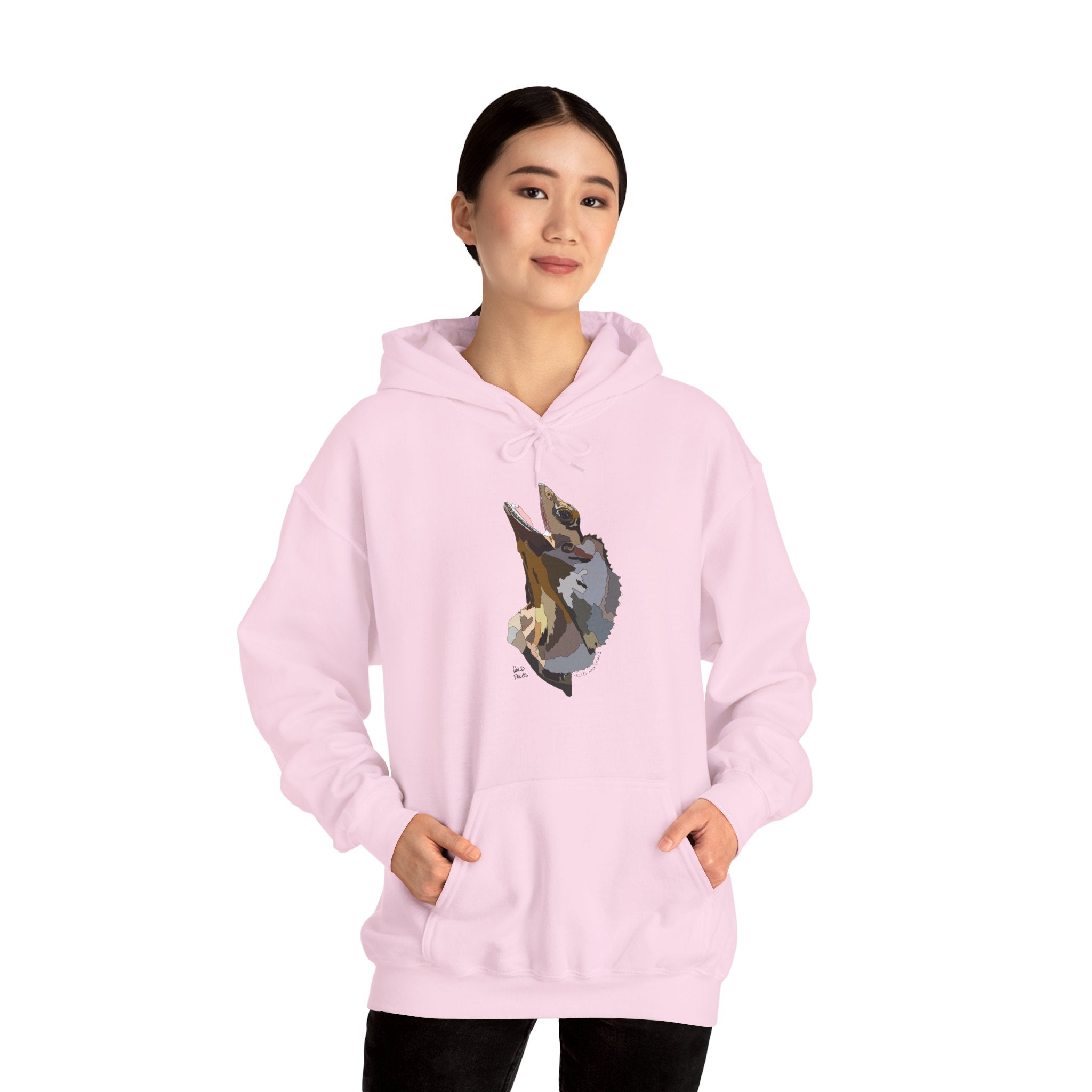 Frilled-neck Lizard | Unisex Heavy Blend™ Hooded Sweatshirt Printify