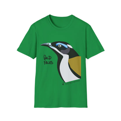 Blue-faced Honeyeater - Unisex Softstyle T-Shirt