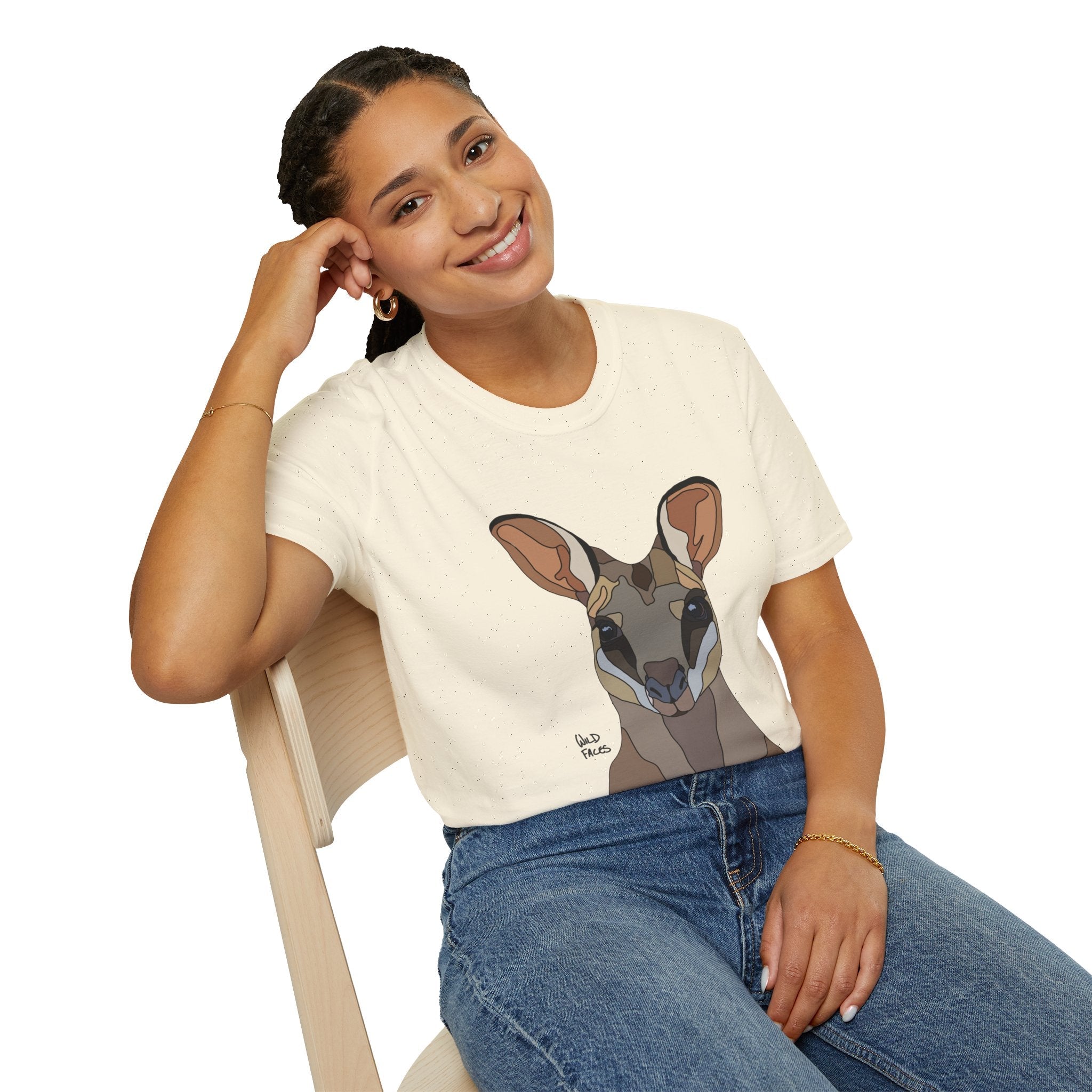 Agile Wallaby - Unisex Softstyle T-Shirt Printify