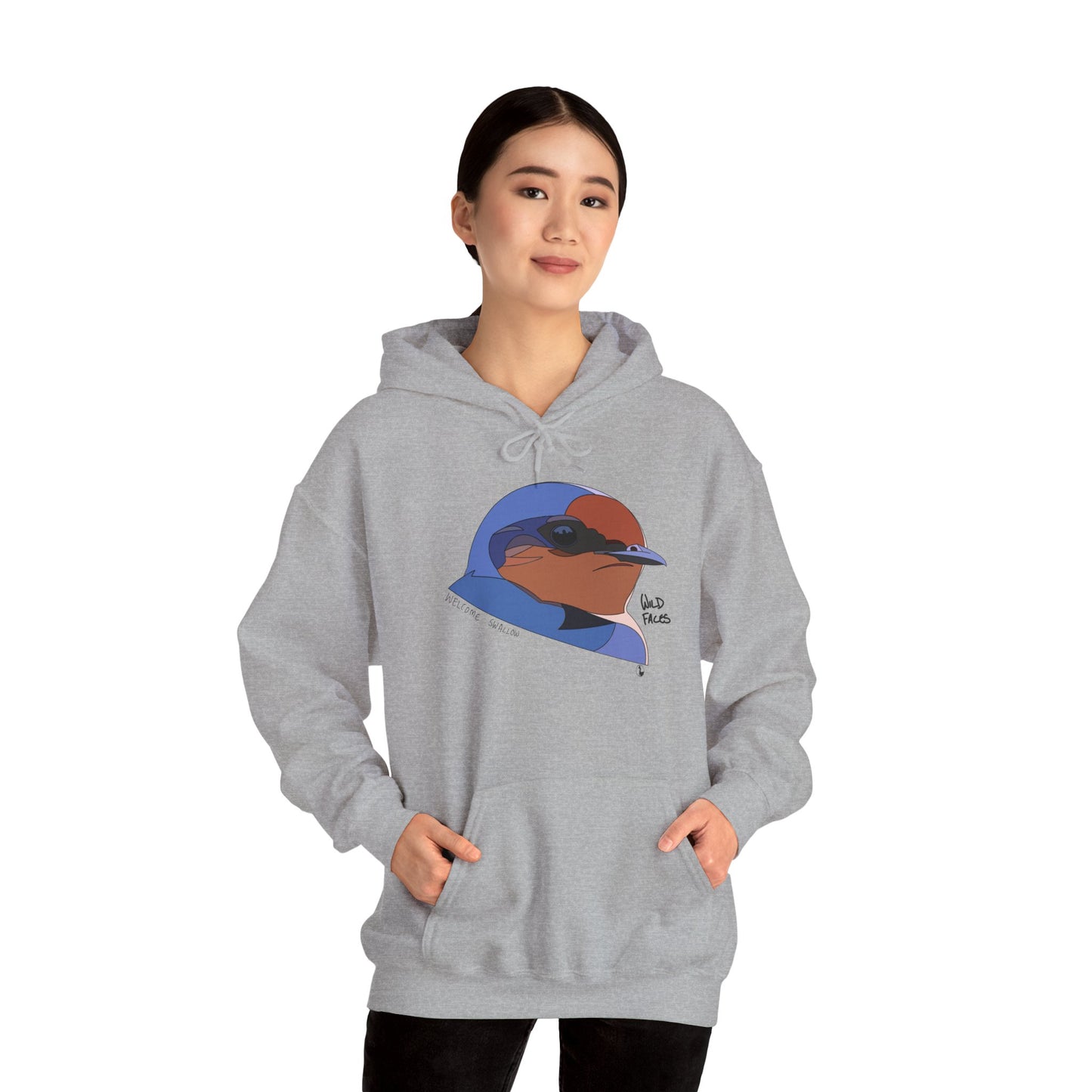 Welcome Swallow | Unisex Heavy Blend™ Hooded Sweatshirt