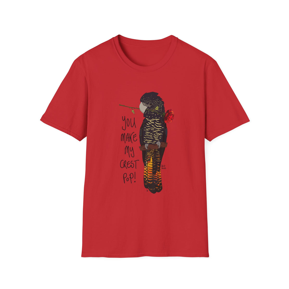Love from... a Red-tailed Black Cockatoo - Unisex Softstyle T-Shirt