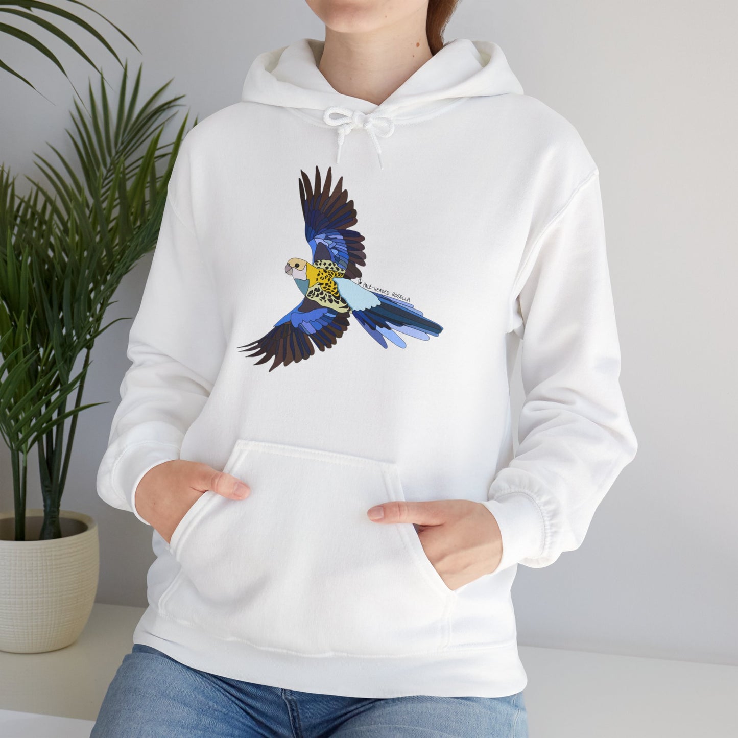 Pale-headed Rosella | Unisex Heavy Blend™ Hooded Sweatshirt