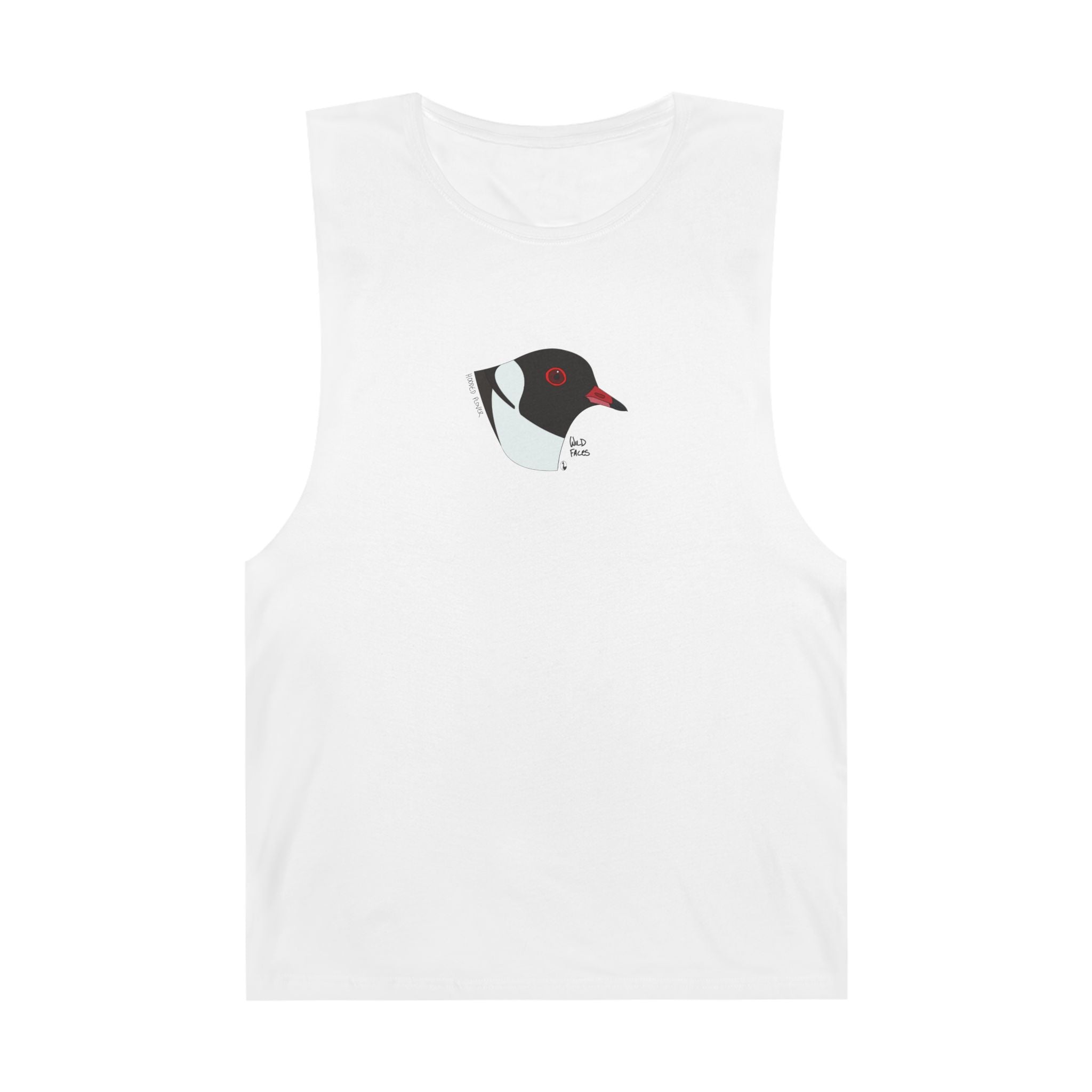 Hooded Plover (head) - Unisex Barnard Tank Printify