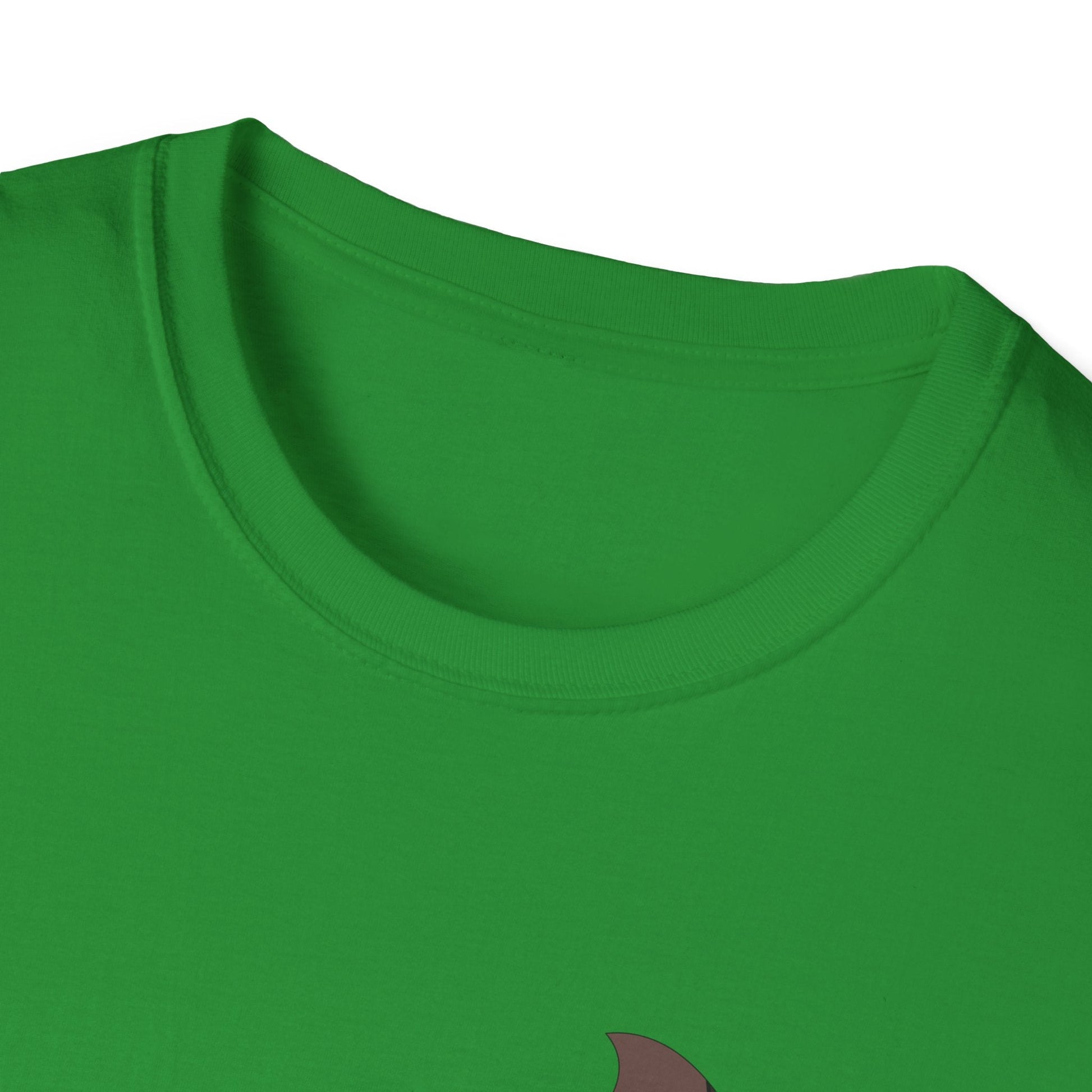 Spectacled Flying Fox (in flight) - Small design - Unisex Softstyle T-Shirt Printify