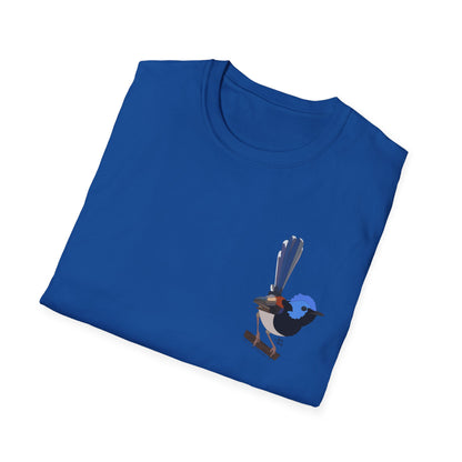 Lovely Fairy-wren - Small design - Unisex Softstyle T-Shirt