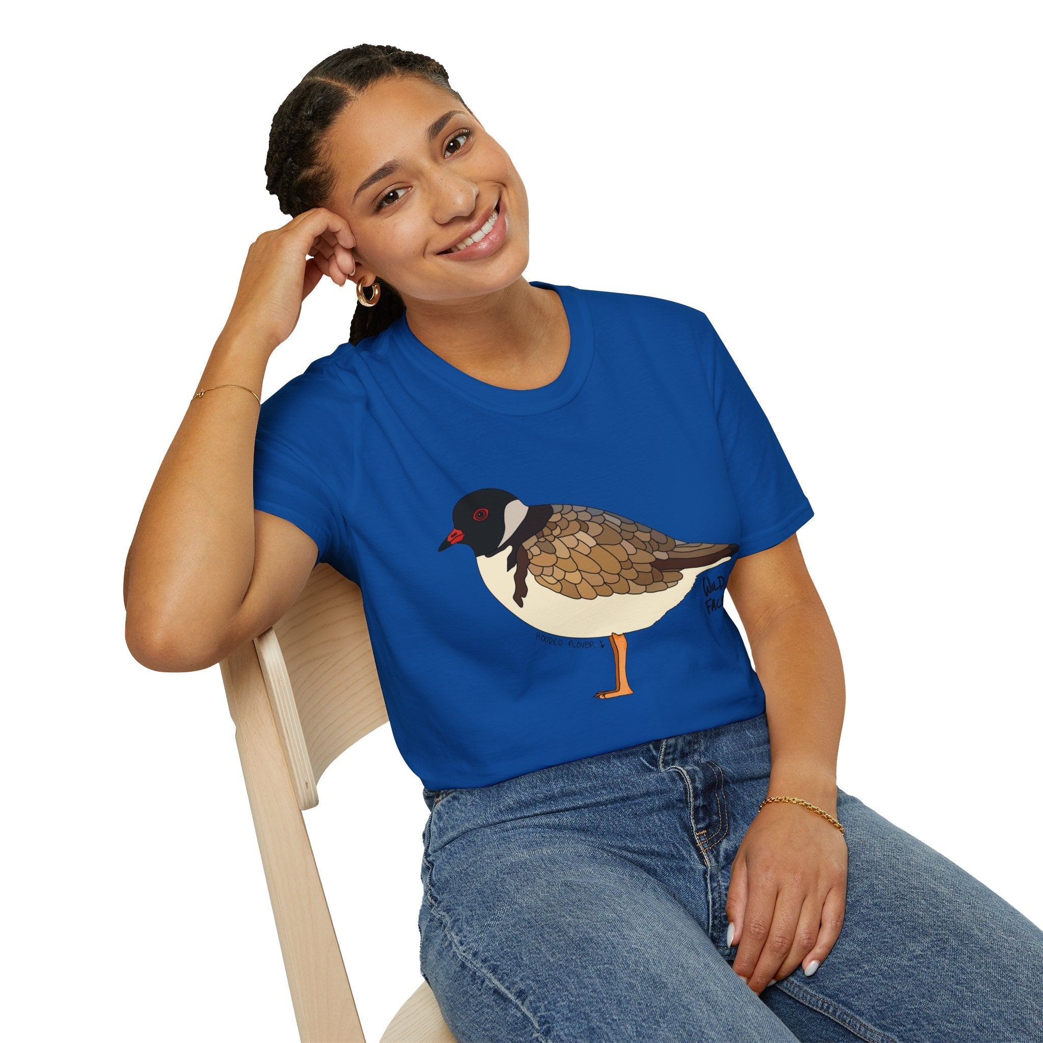 Hooded Plover - Unisex Softstyle T-Shirt Printify