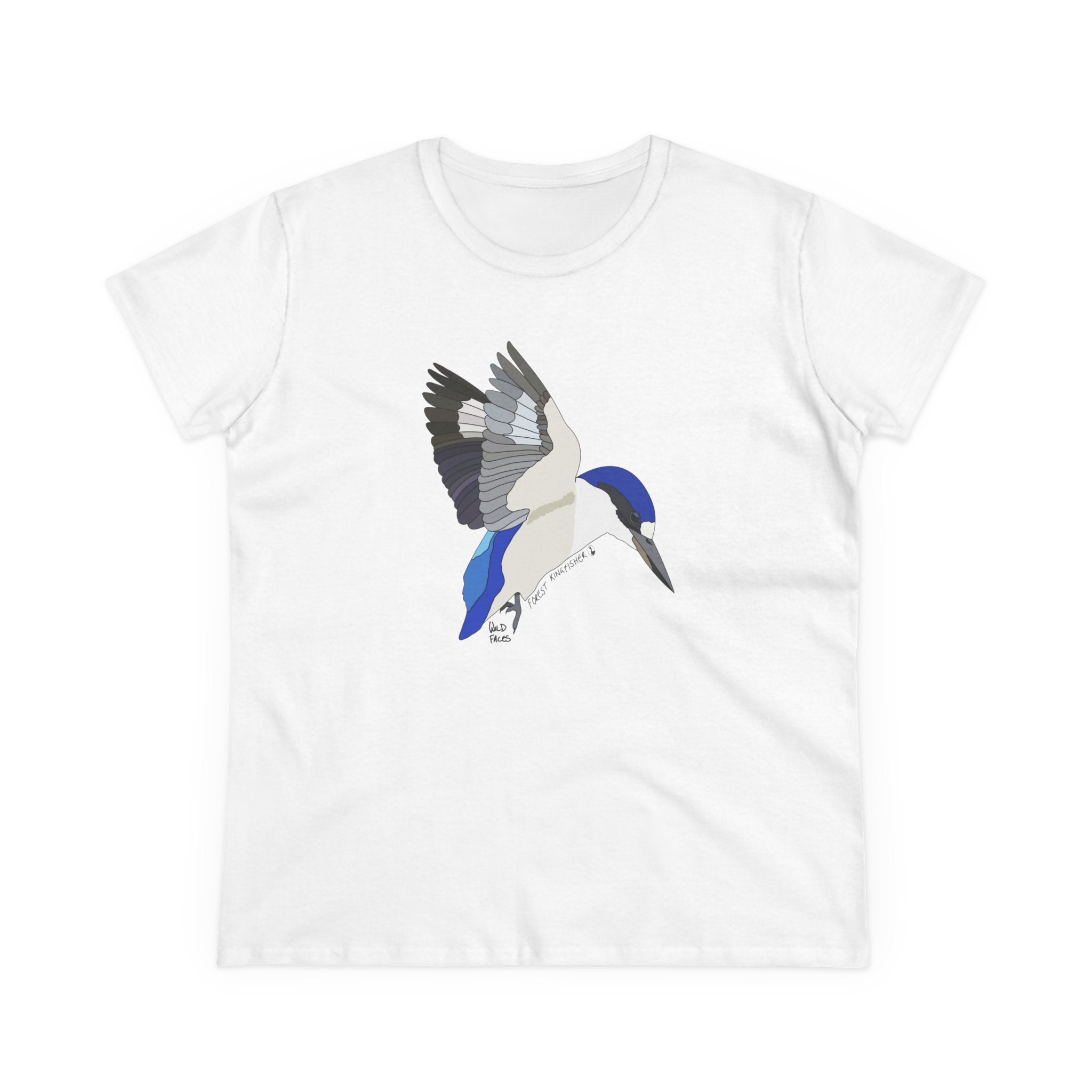 Forest Kingfisher - Women's Midweight Cotton Tee