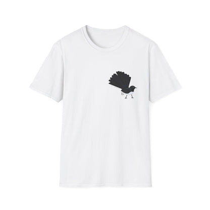 Willy Wagtail - Small design - Unisex Softstyle T-Shirt