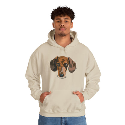 Dachshund (Keen as mustard) | Unisex Heavy Blend™ Hooded Sweatshirt