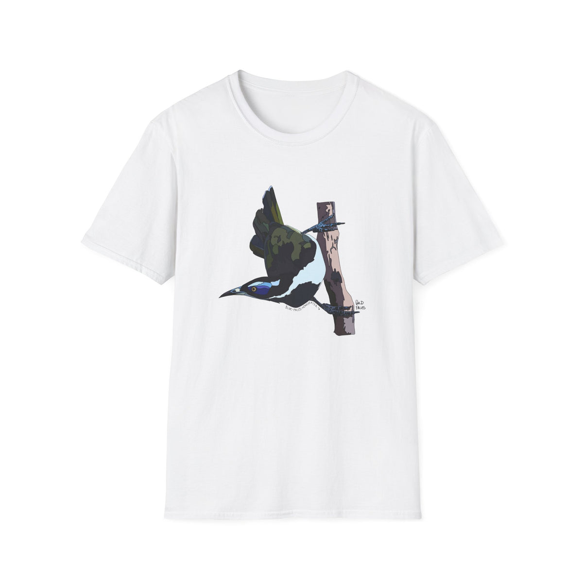 Blue-faced Honeyeater - Unisex Softstyle T-Shirt