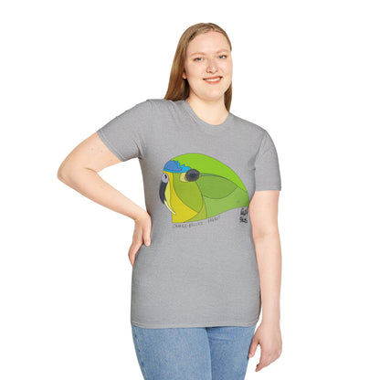 Orange-bellied Parrot - Unisex Softstyle T-Shirt