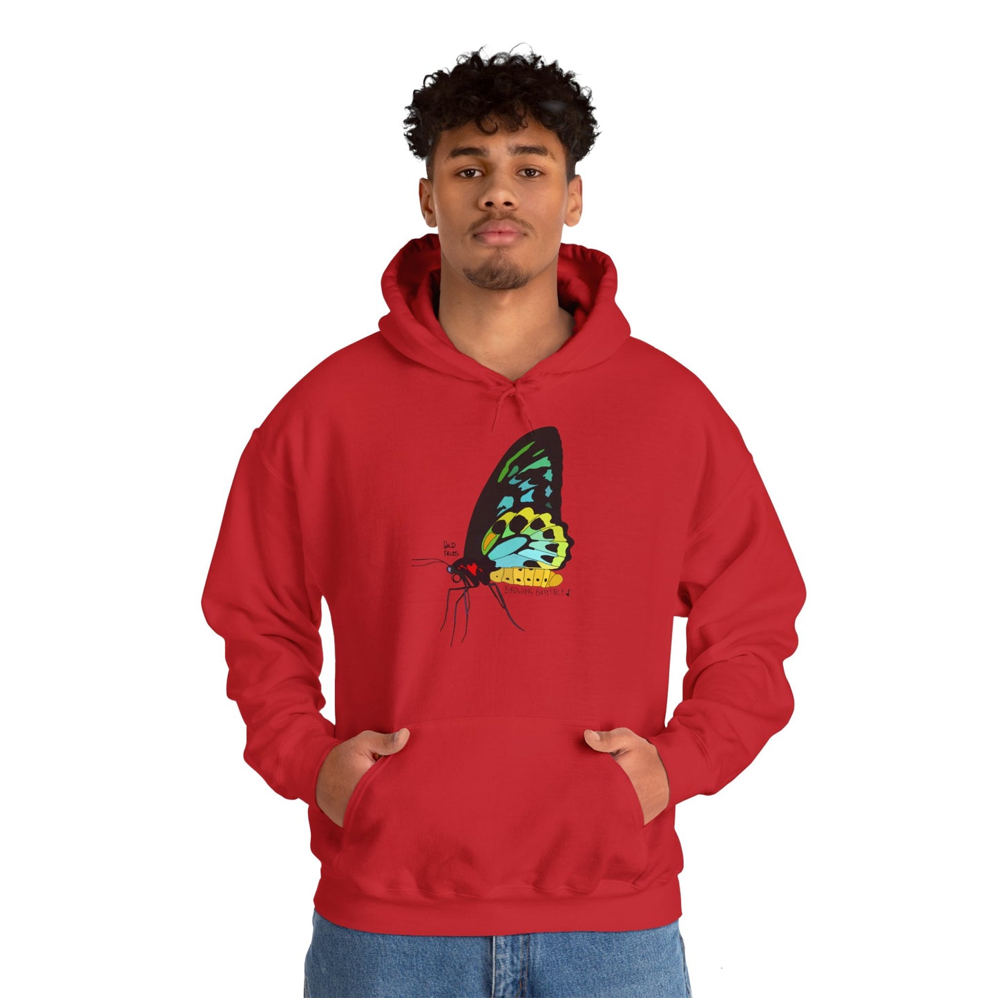 Birdwing Butterfly | Unisex Heavy Blend™ Hooded Sweatshirt