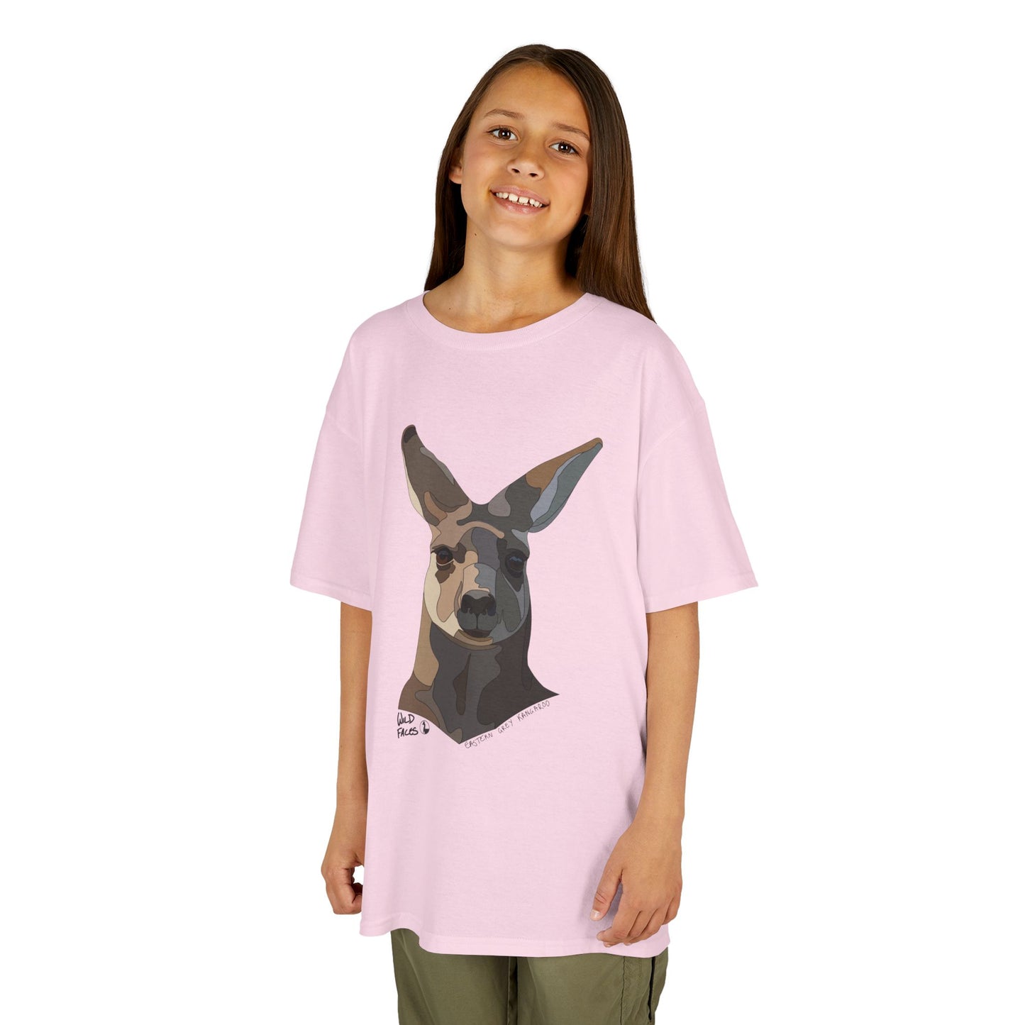 Eastern Grey Kangaroo | Kids Heavy Cotton™ Tee