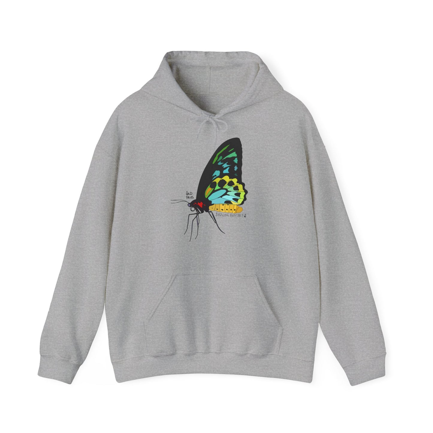 Birdwing Butterfly | Unisex Heavy Blend™ Hooded Sweatshirt