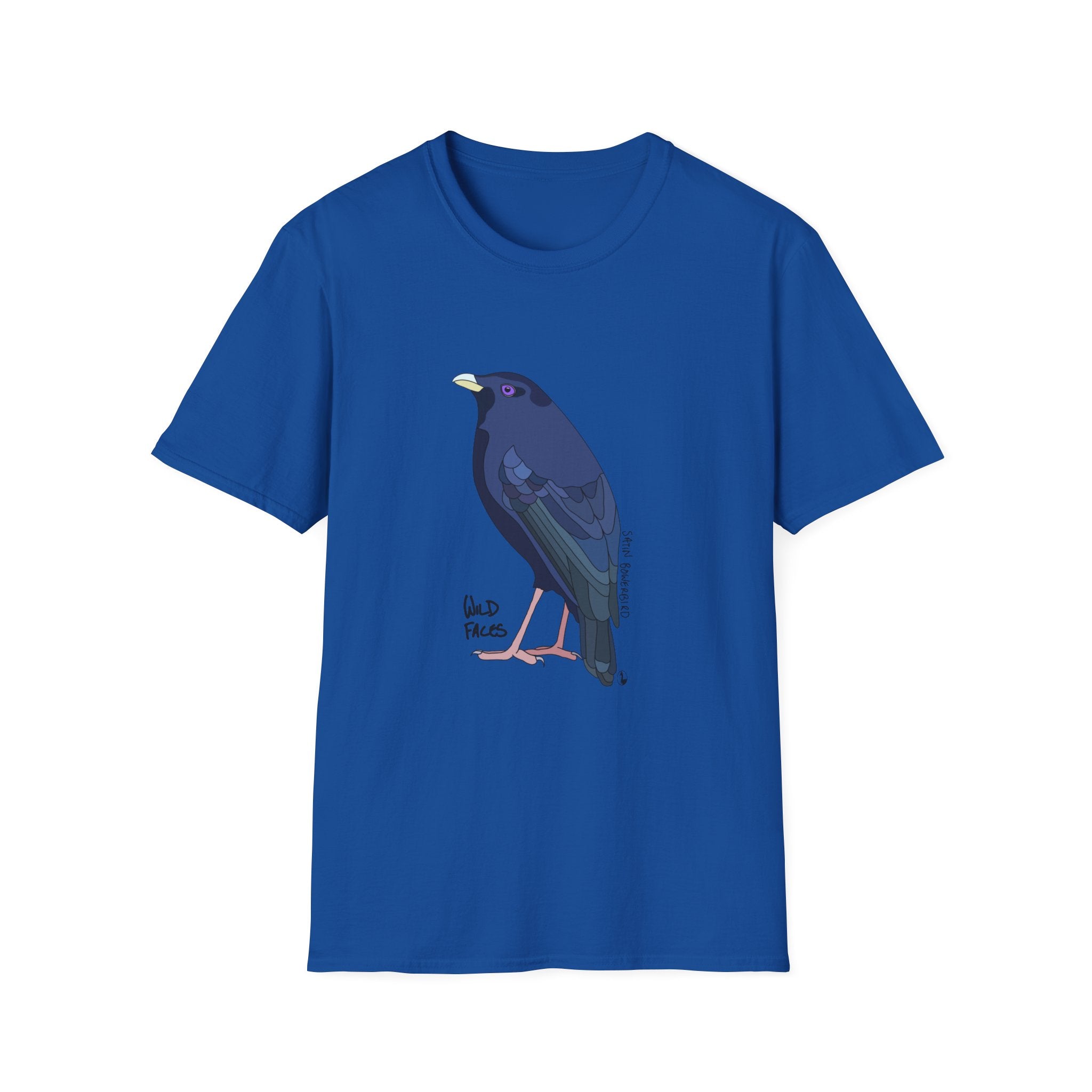 Satin Bowerbird - Unisex Softstyle T-Shirt