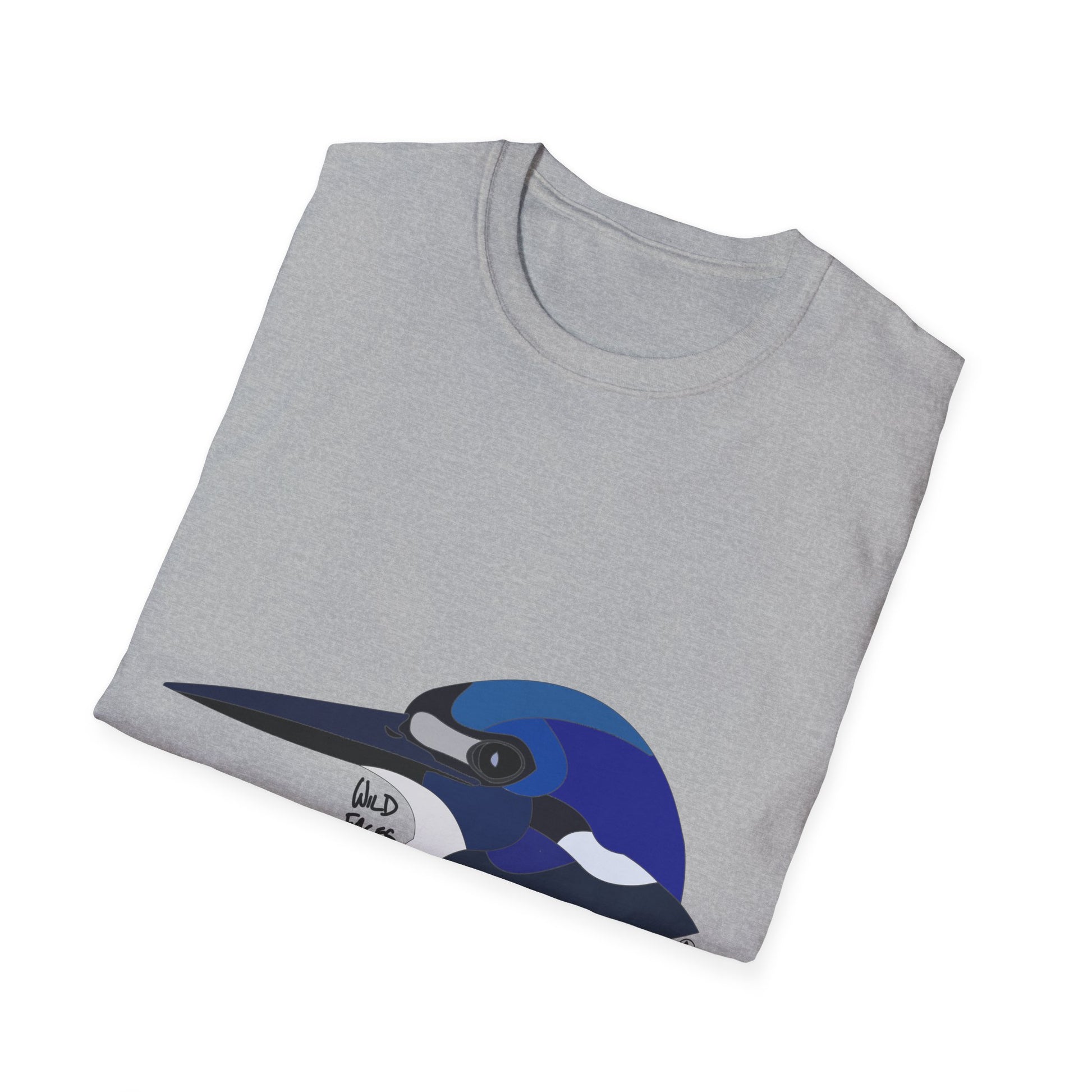 Forest Kingfisher - Unisex Softstyle T-Shirt Printify