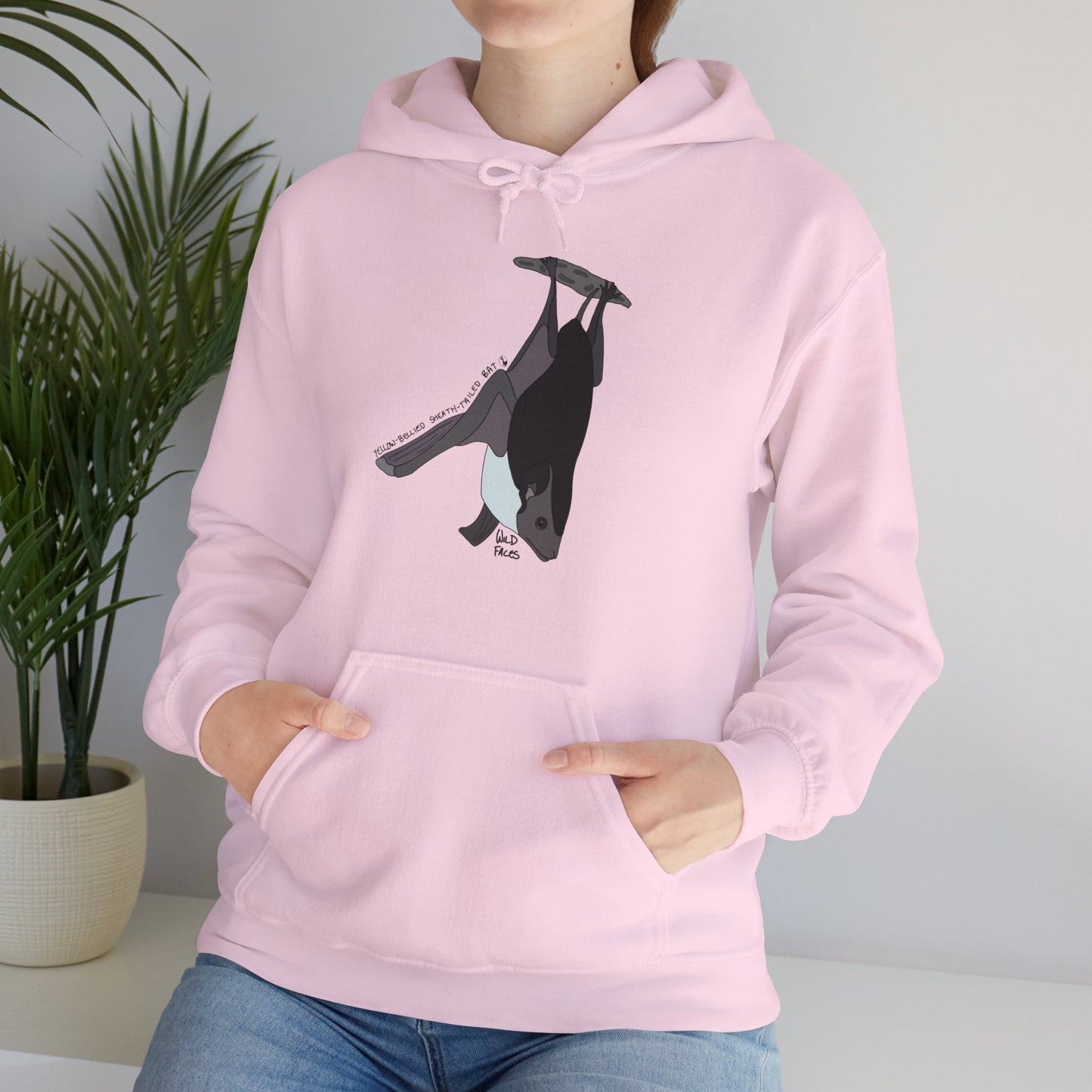 Yellow-bellied Sheath-tailed Bat | Unisex Heavy Blend™ Hooded Sweatshirt